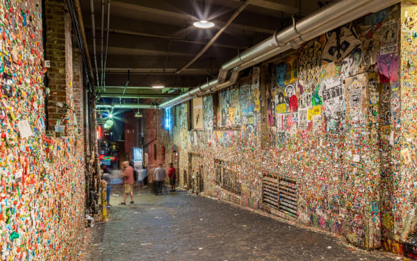 We visited the infamous gum wall on our first day. It was both gross and cool at the same time.