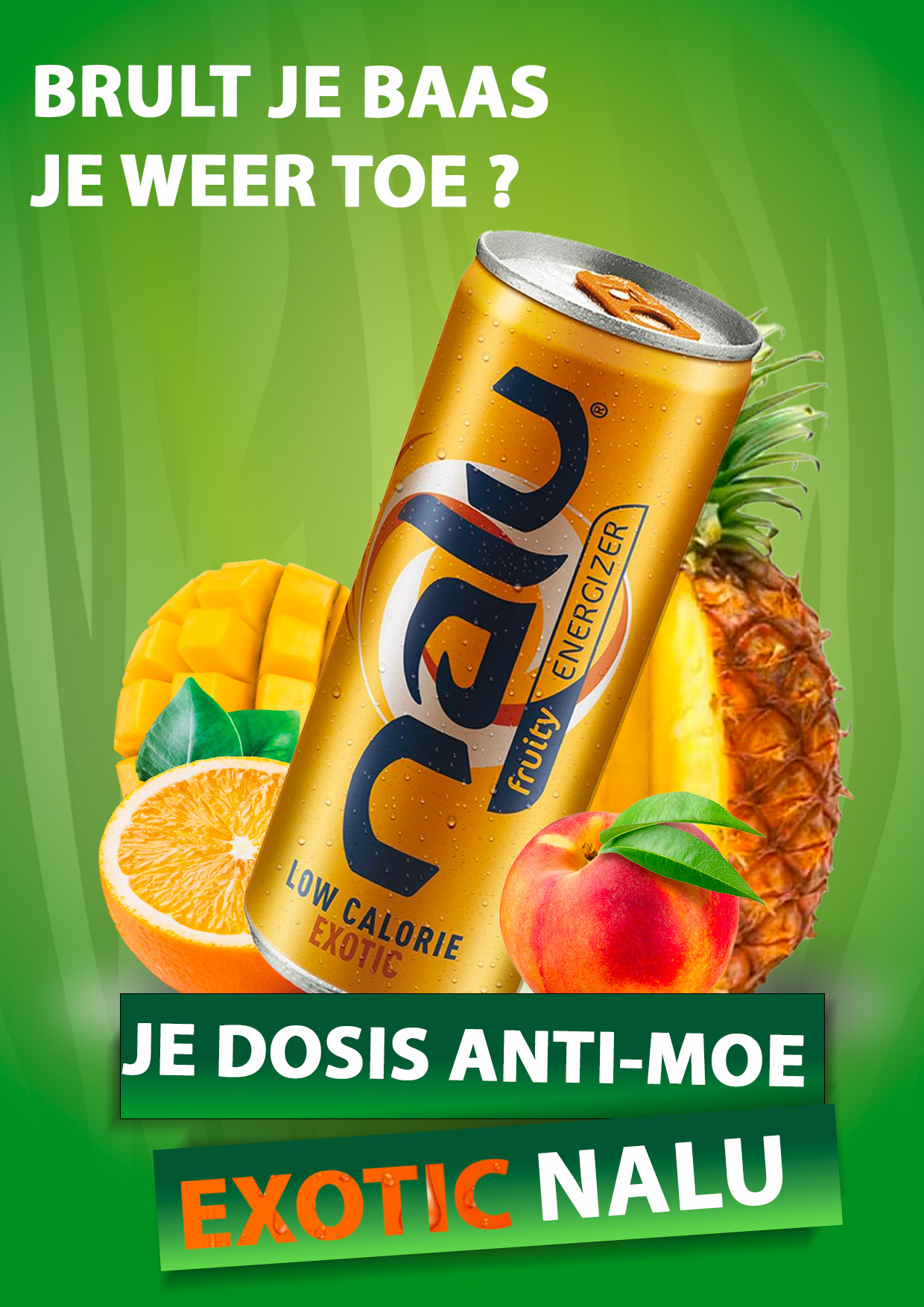 Affiche Publicitaire - Jus de Fruit n'ALU
