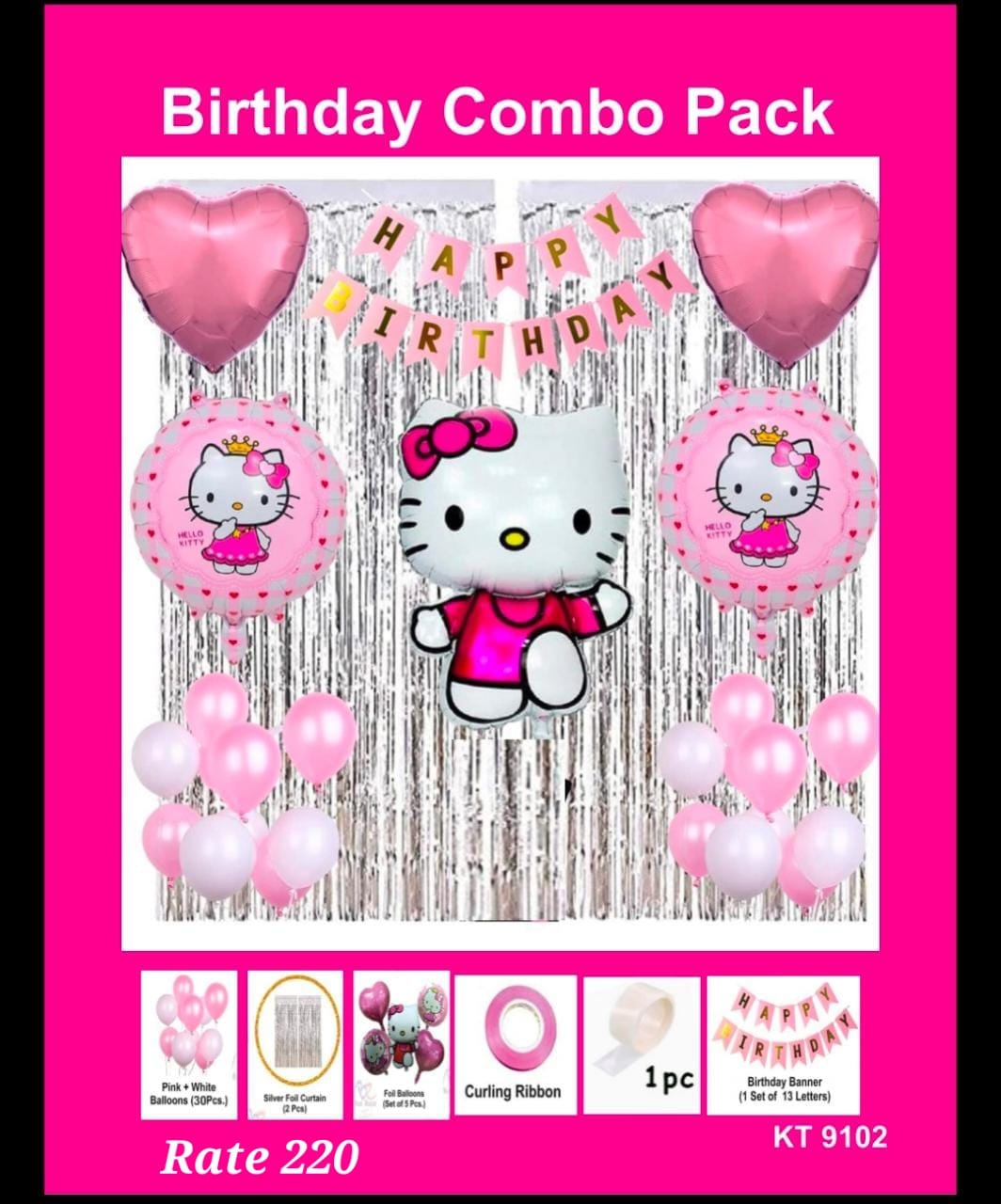 Happy birthday cartoon combo