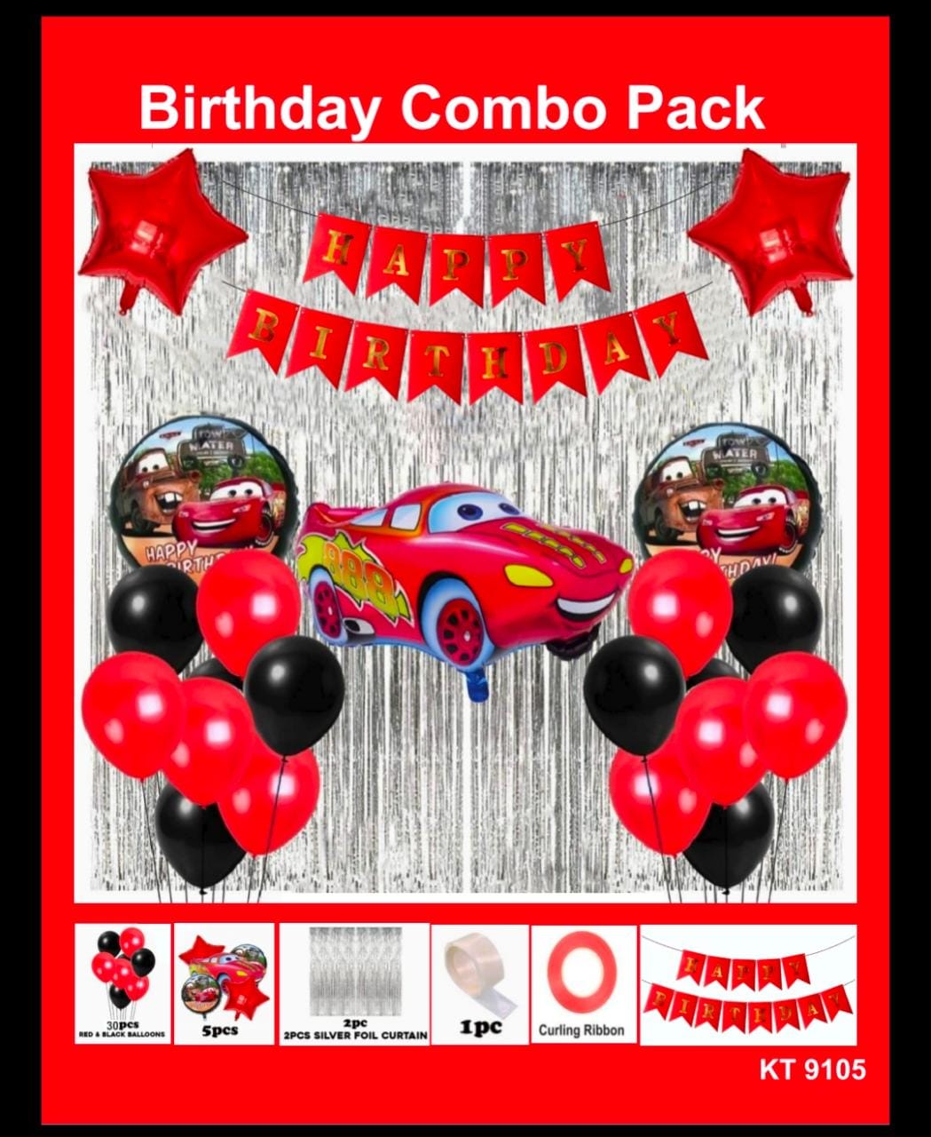 Happy birthday cartoon combo