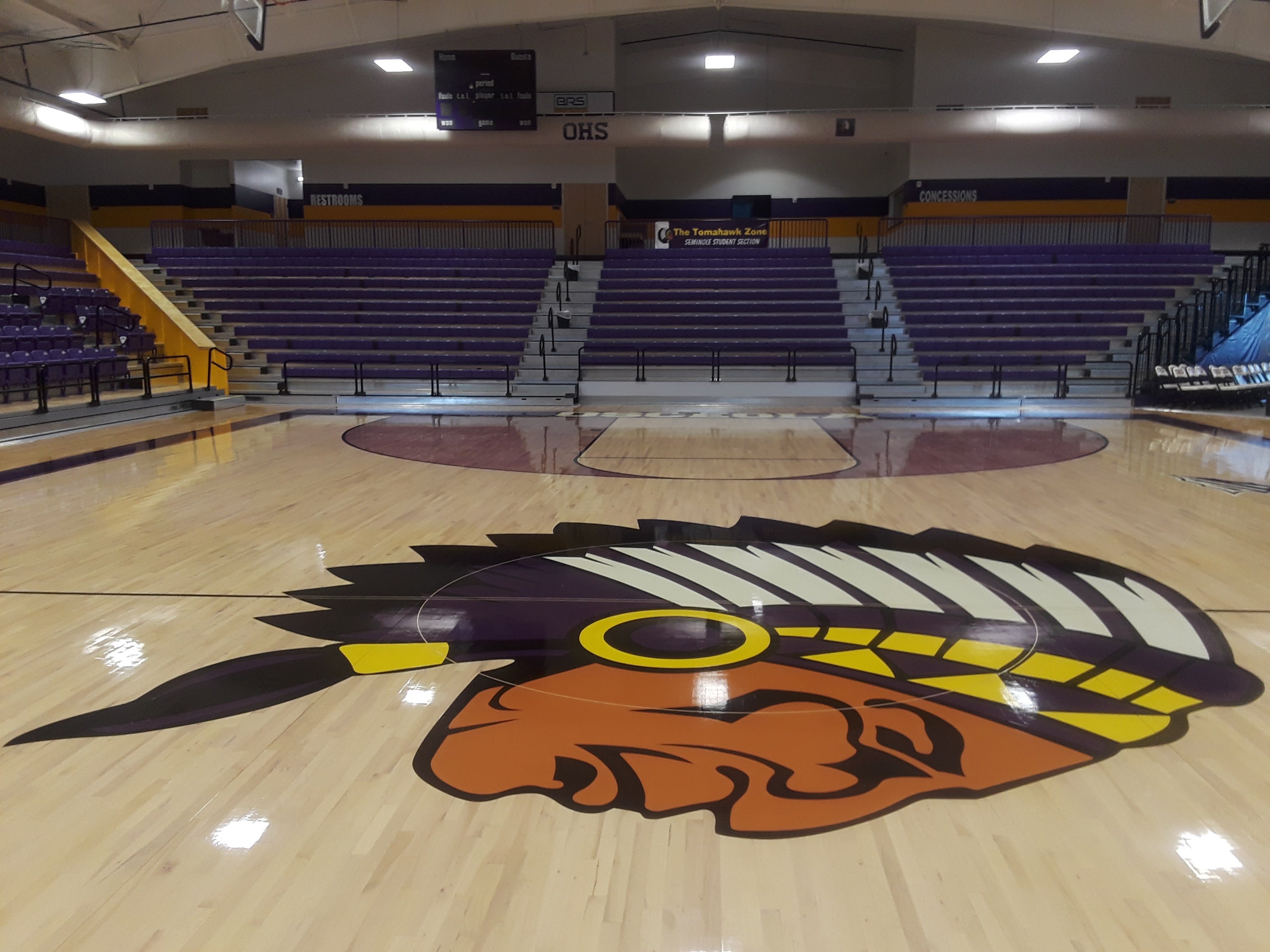 Osceola Arena Gymnasium Flooring