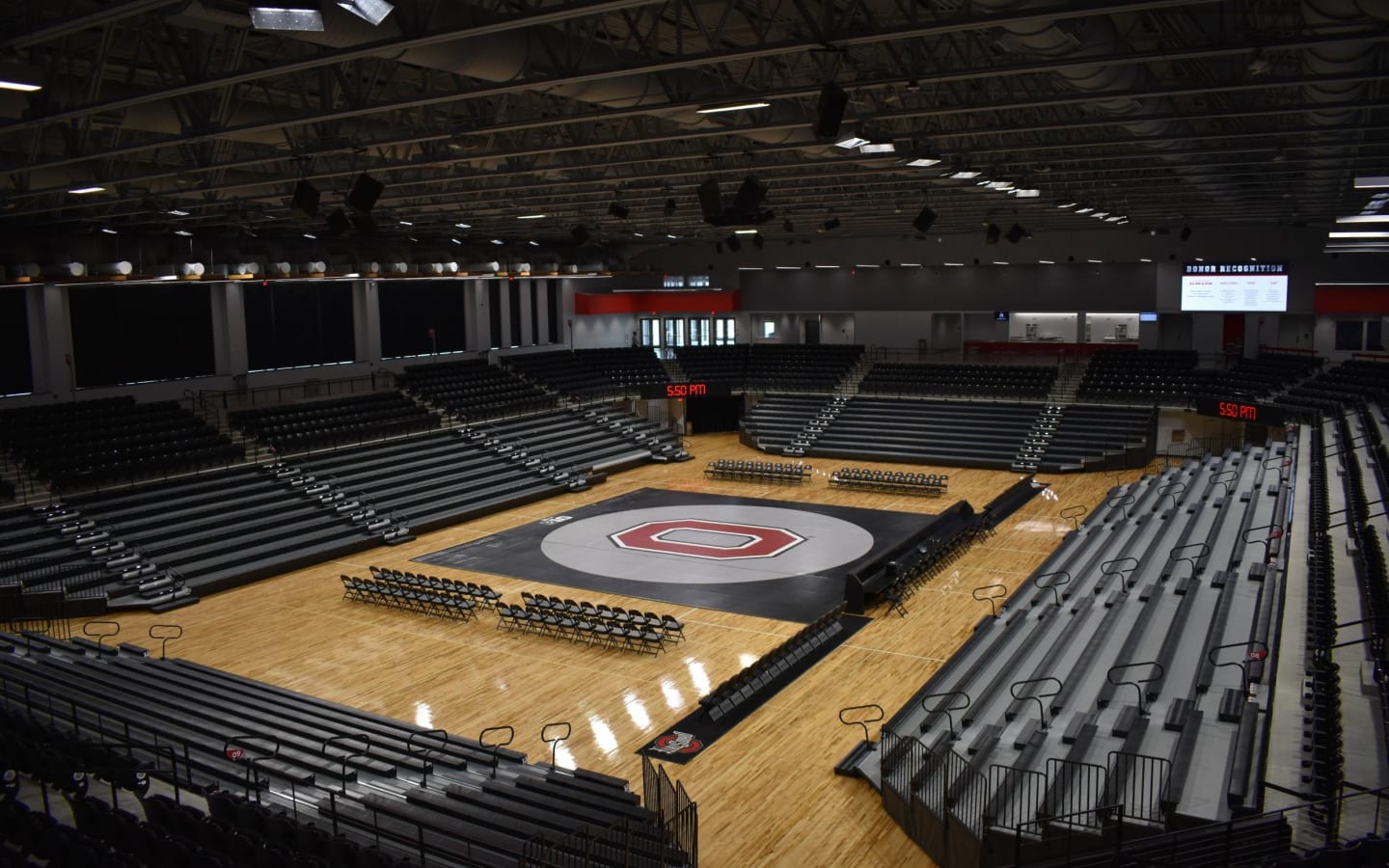 Ohio State University Gym Floor Wrestling