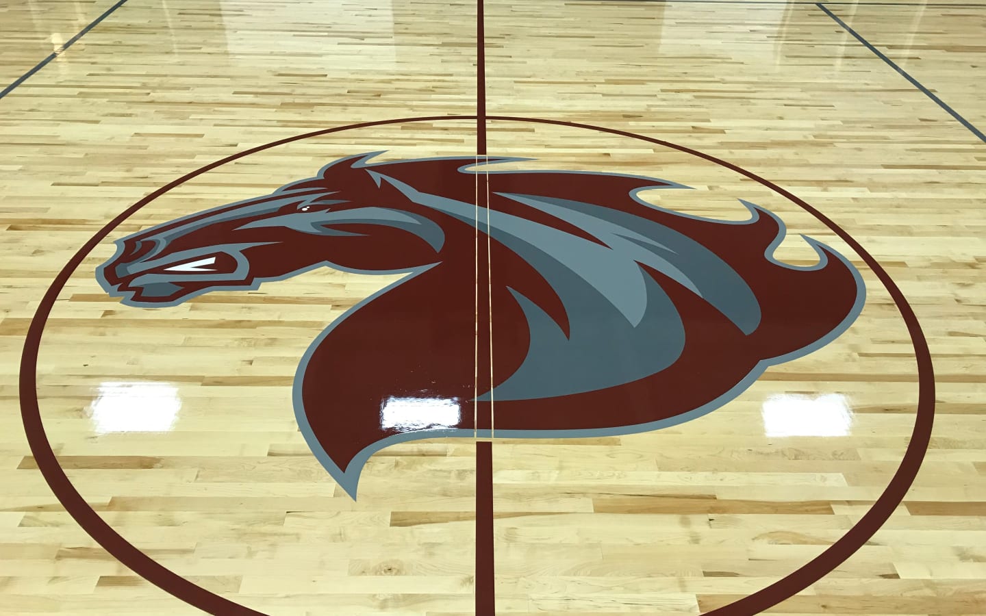 Fishwick Middle School Gym Floor