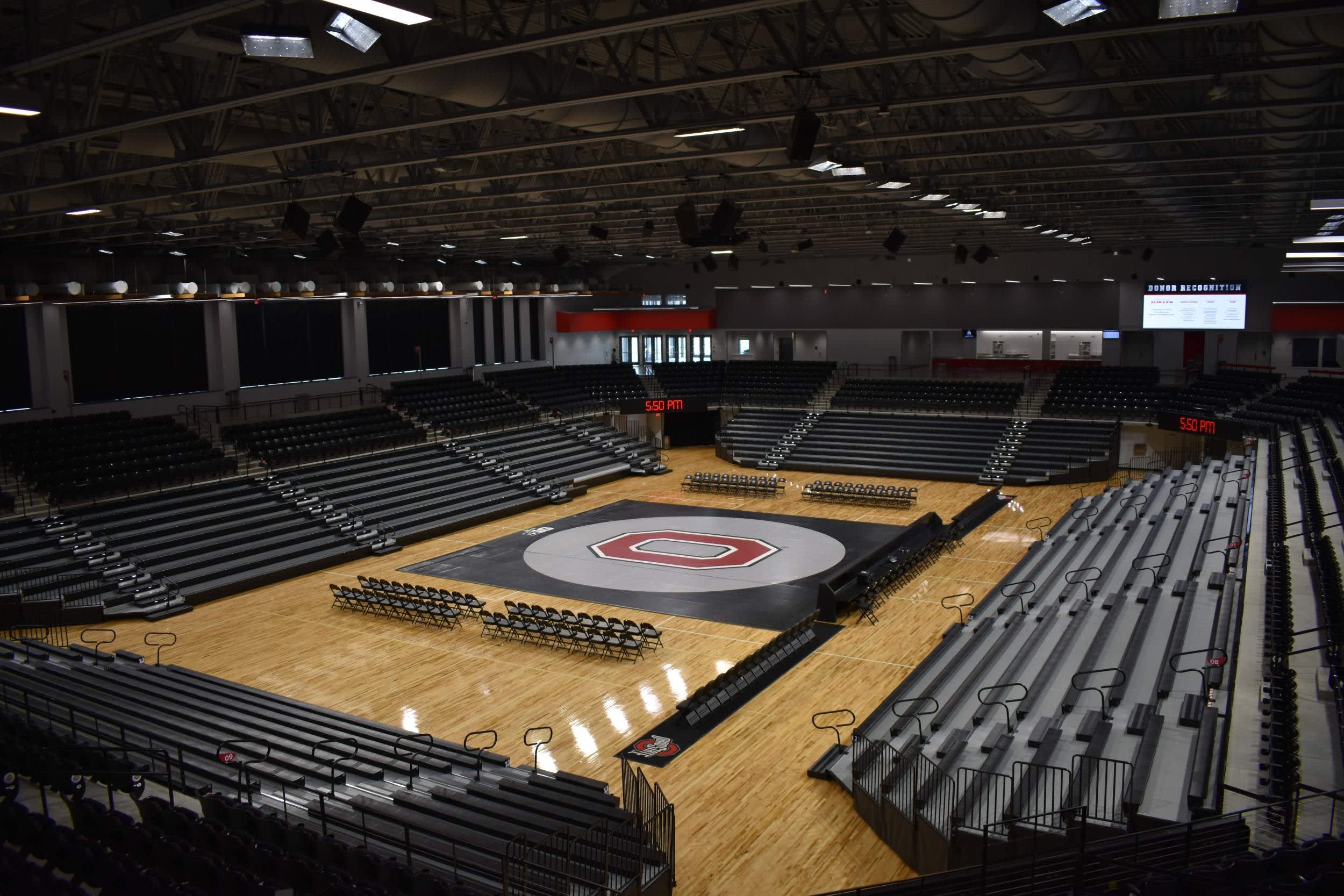 Ohio State University Gym Floor Wrestling