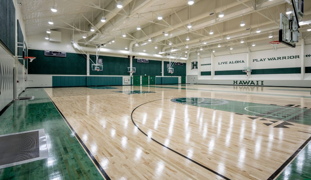 University of Hawaii Gym Floor