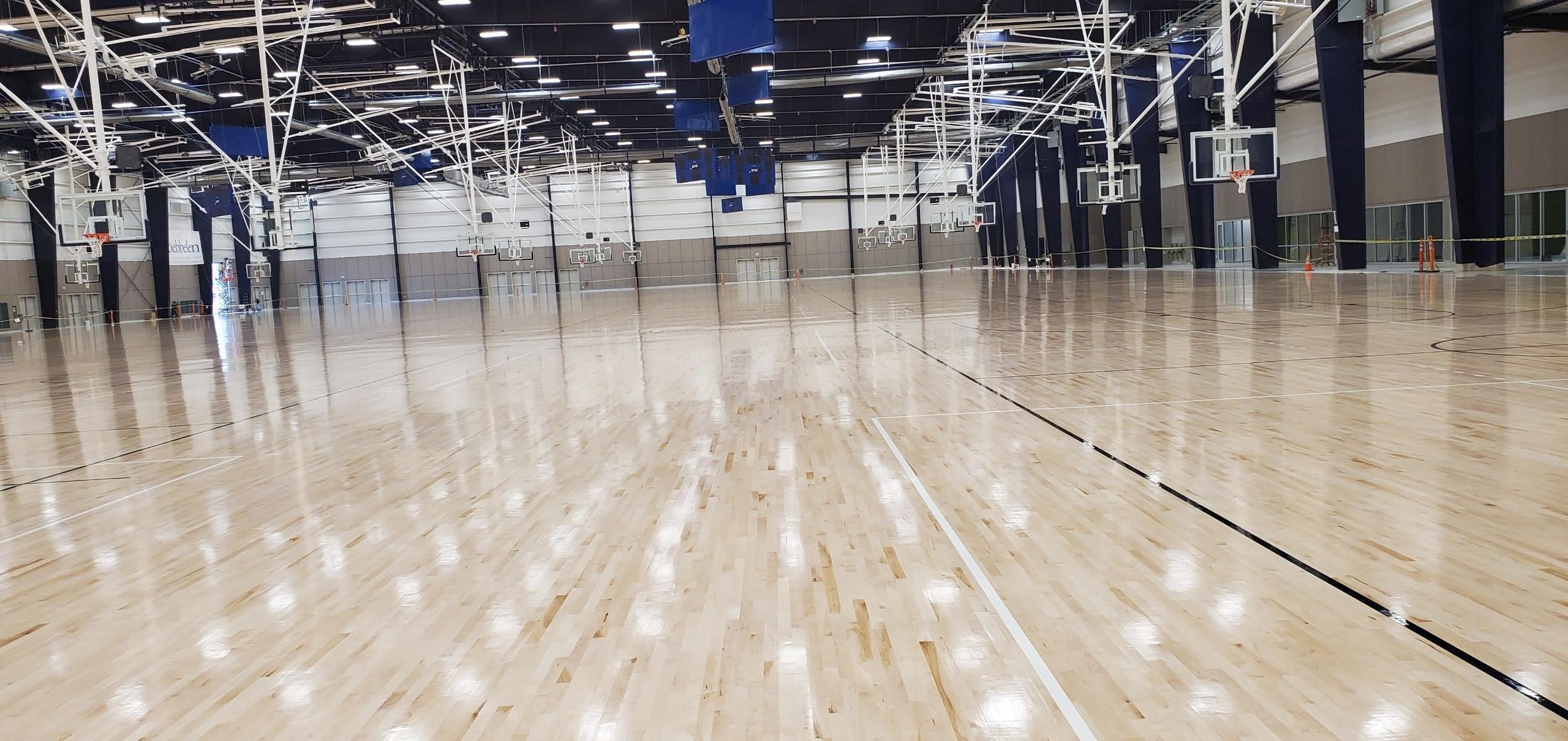 At The Grounds Event Center Sports Flooring