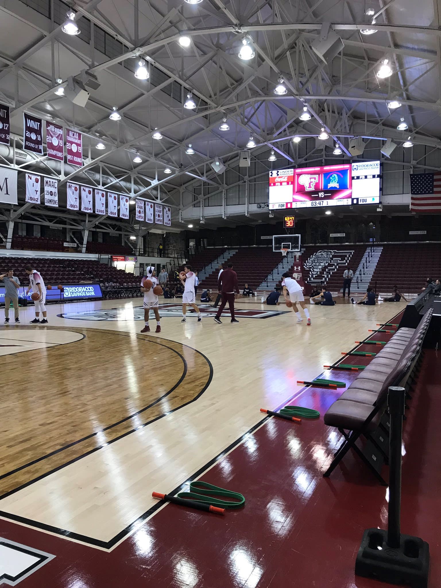 Fordham University Gym Floor