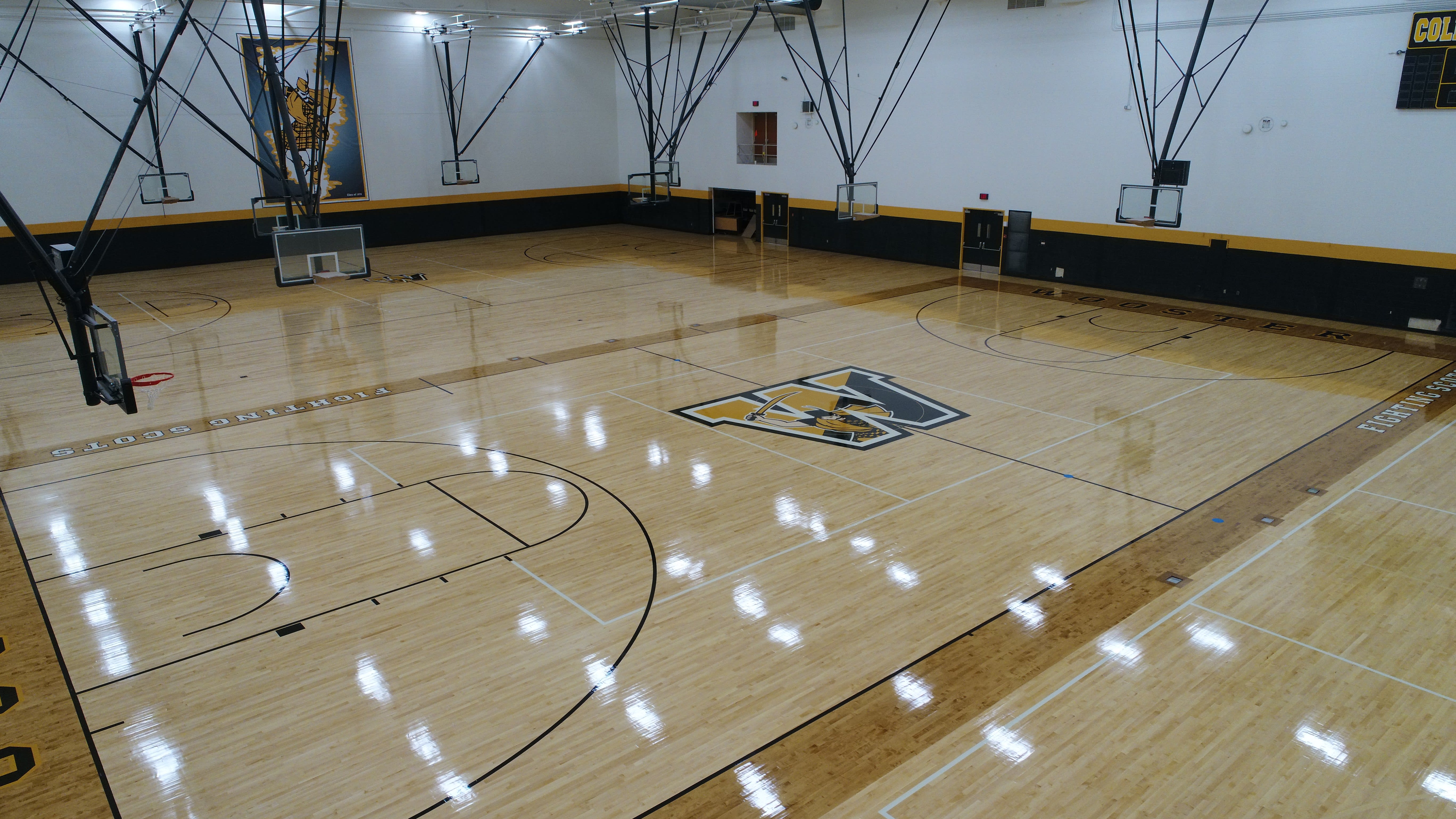 College of Wooster Gym Floor