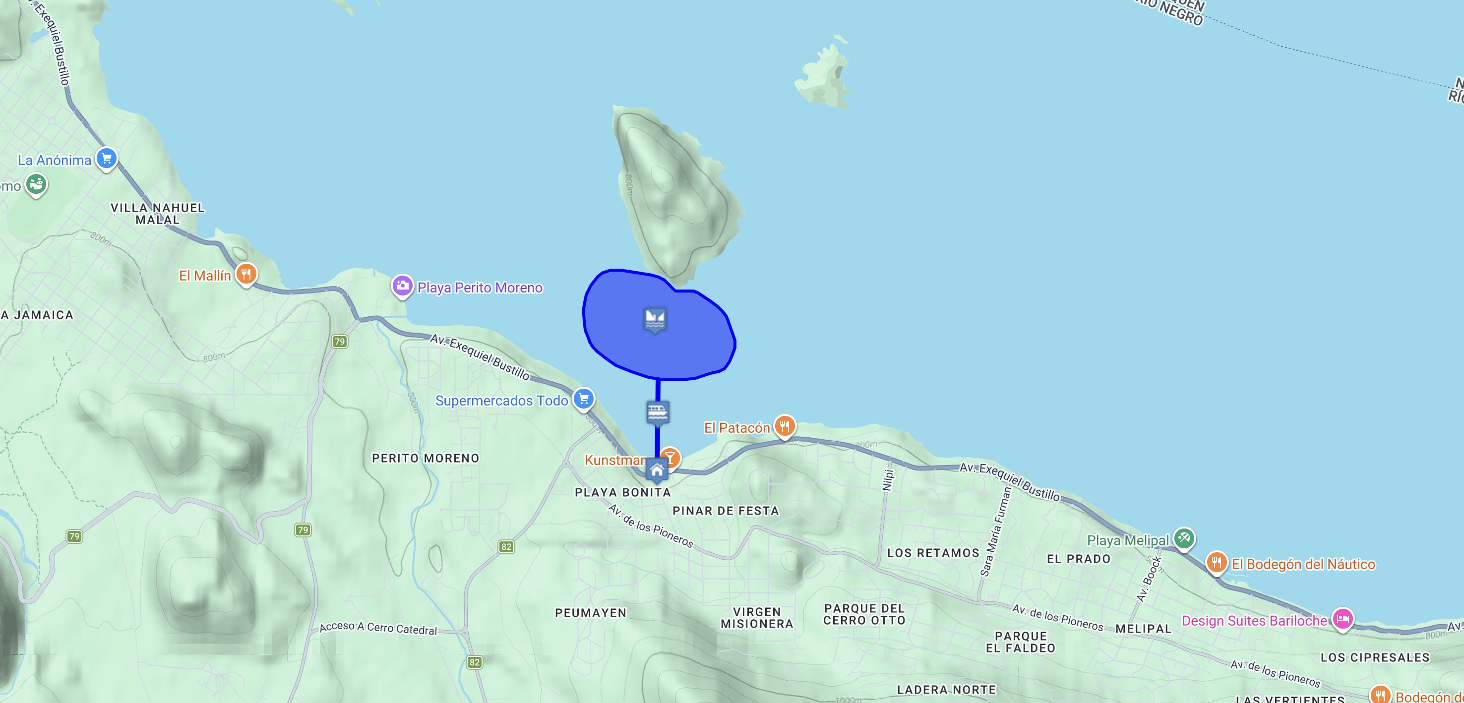Map Snorkeling: Lago Nahuel Huapi
