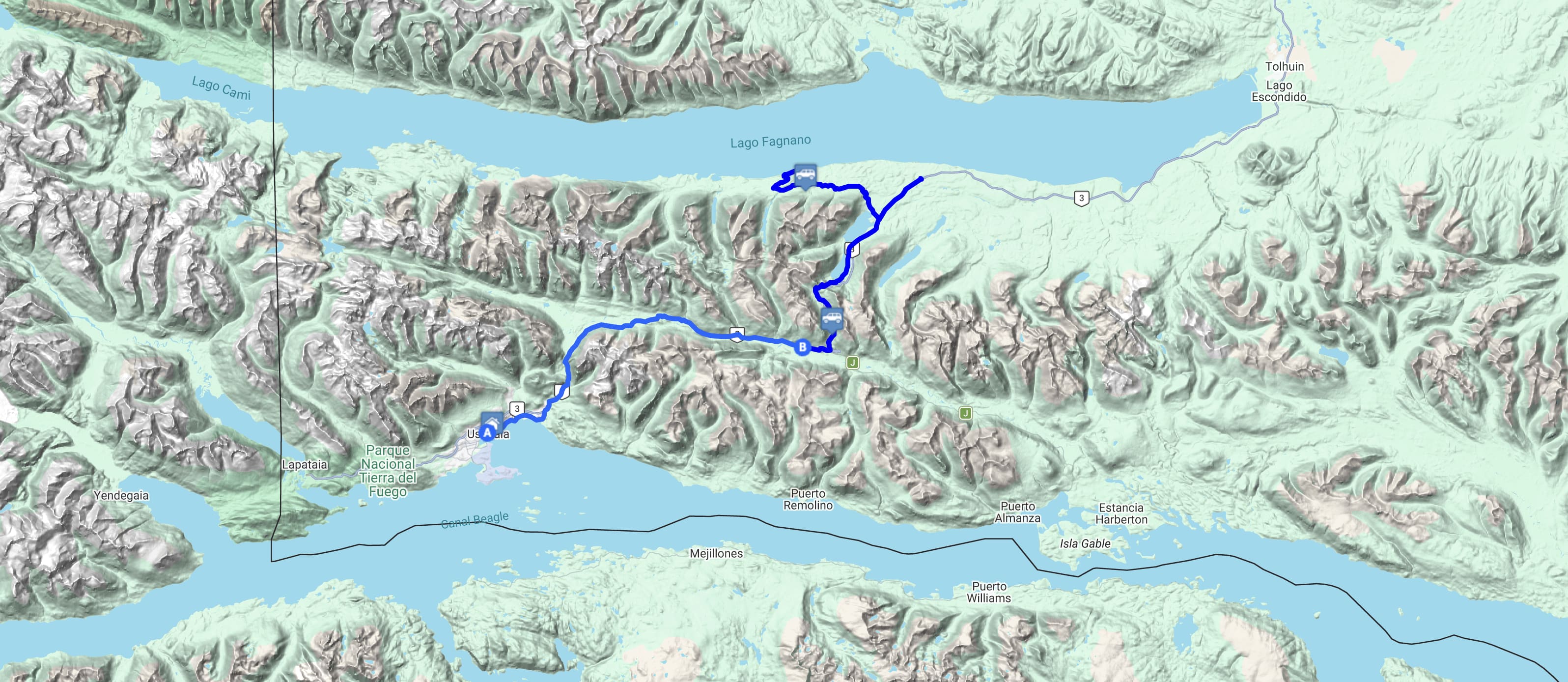 Map Lagos Offroad 4x4