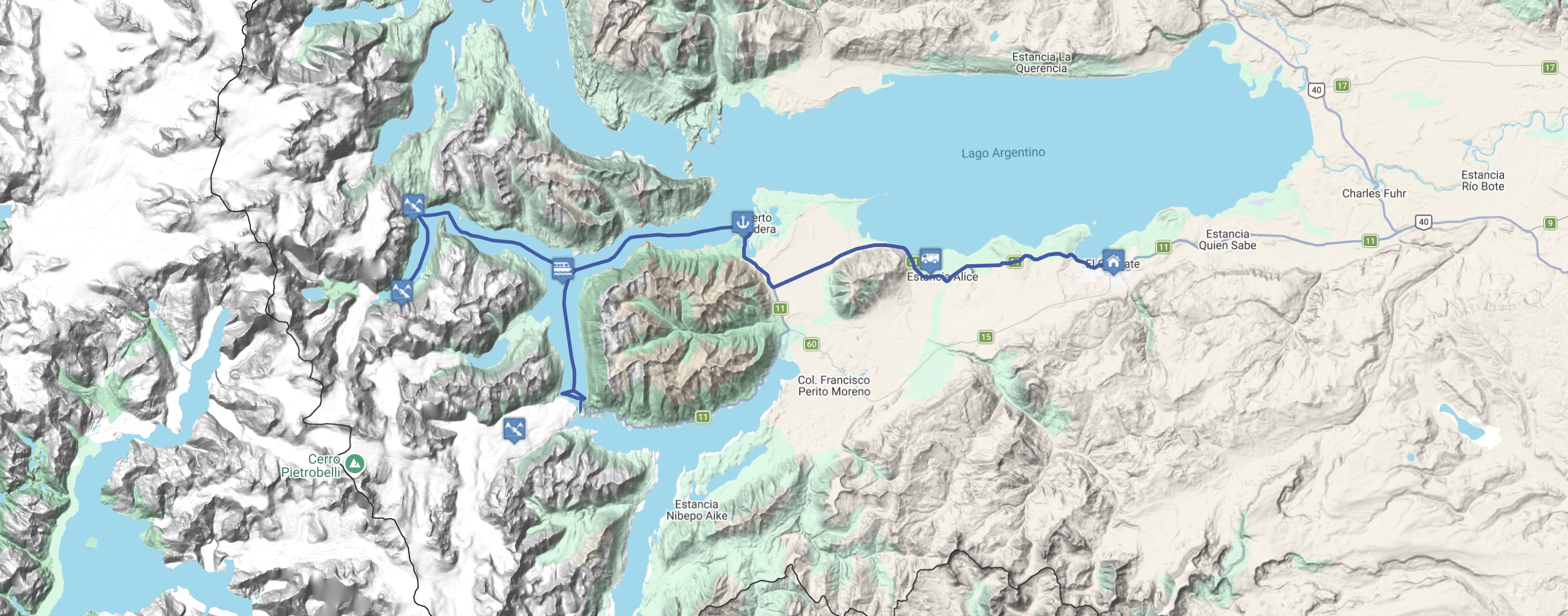 Map Mayo Spirit Trek