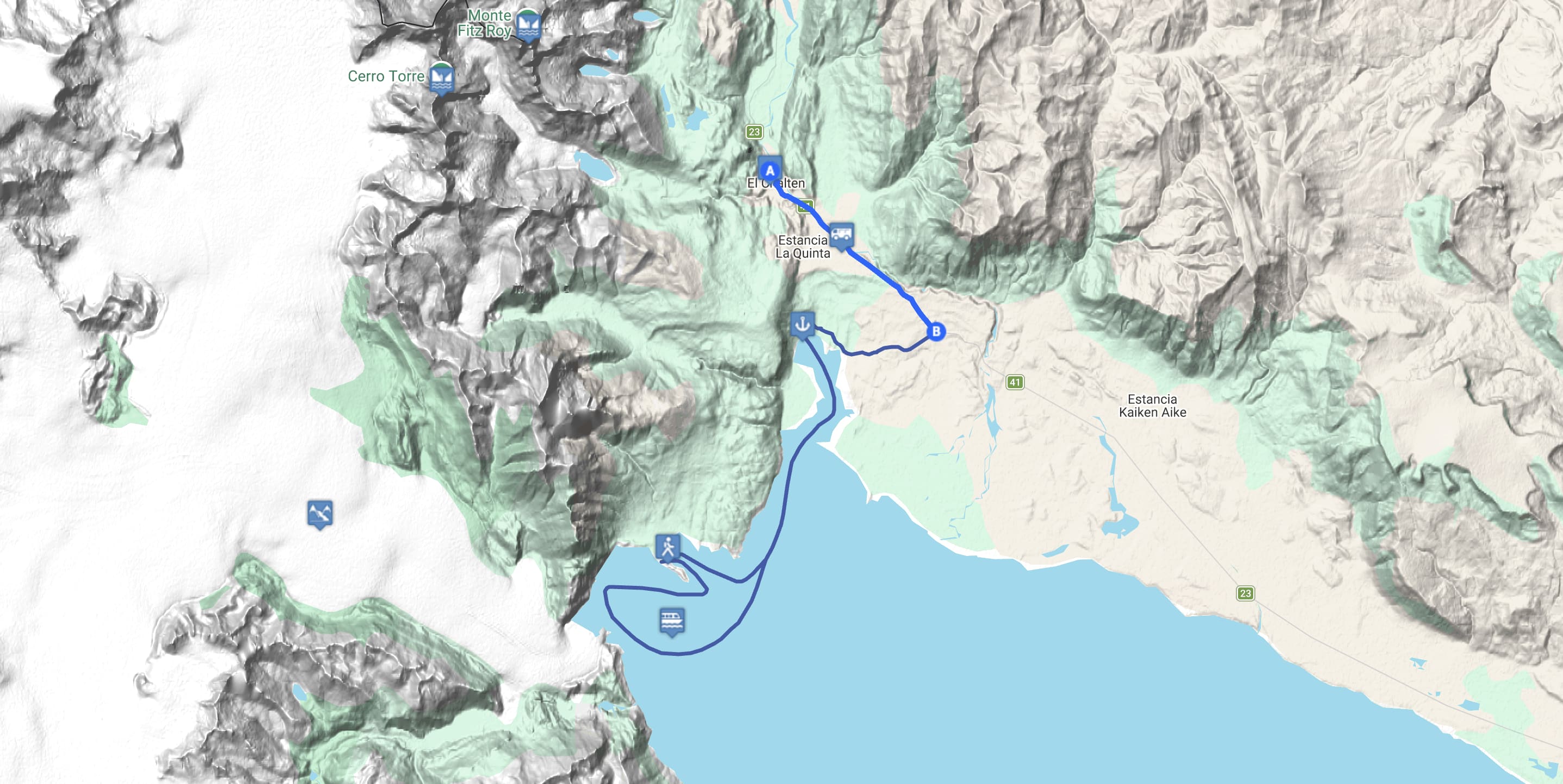 Map Navegación Viedma