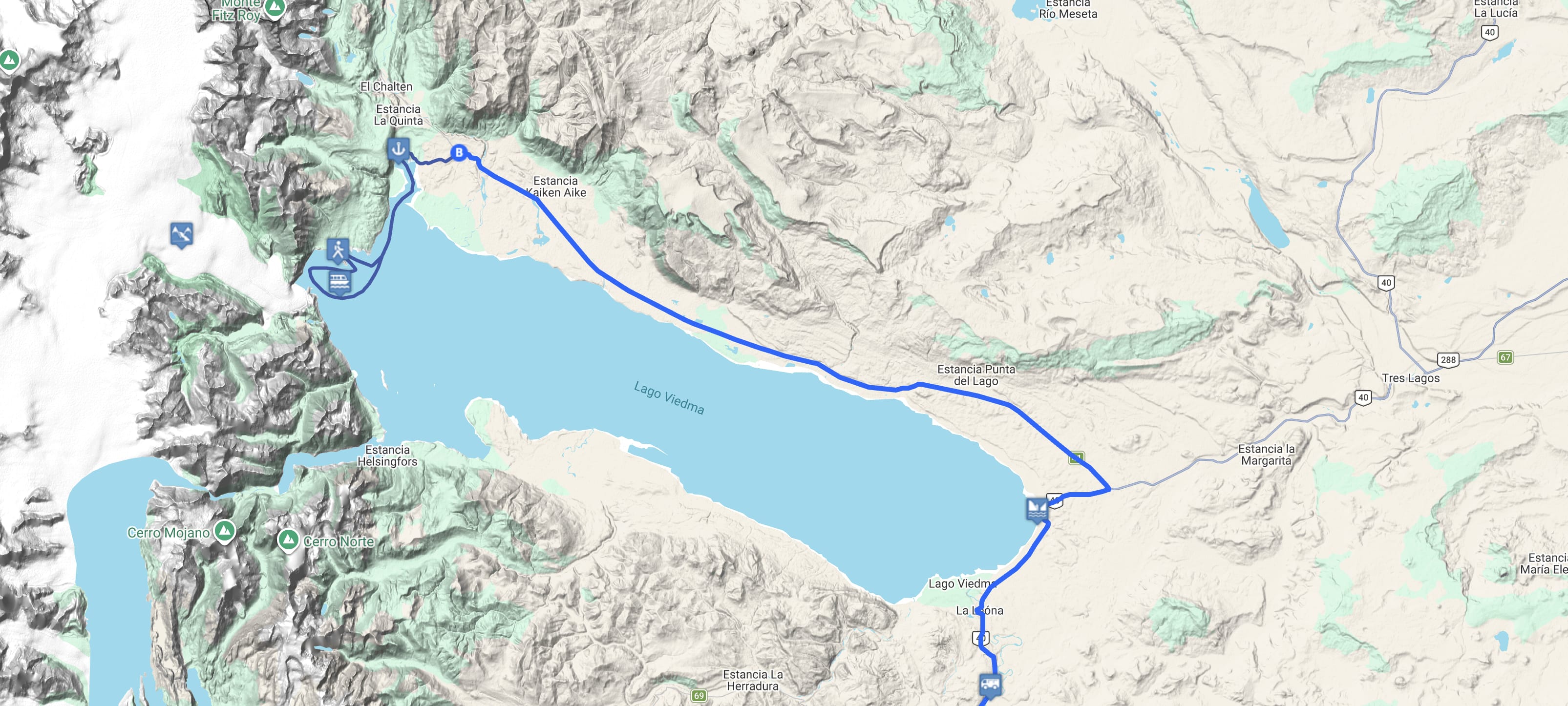 Map Navegación Viedma 