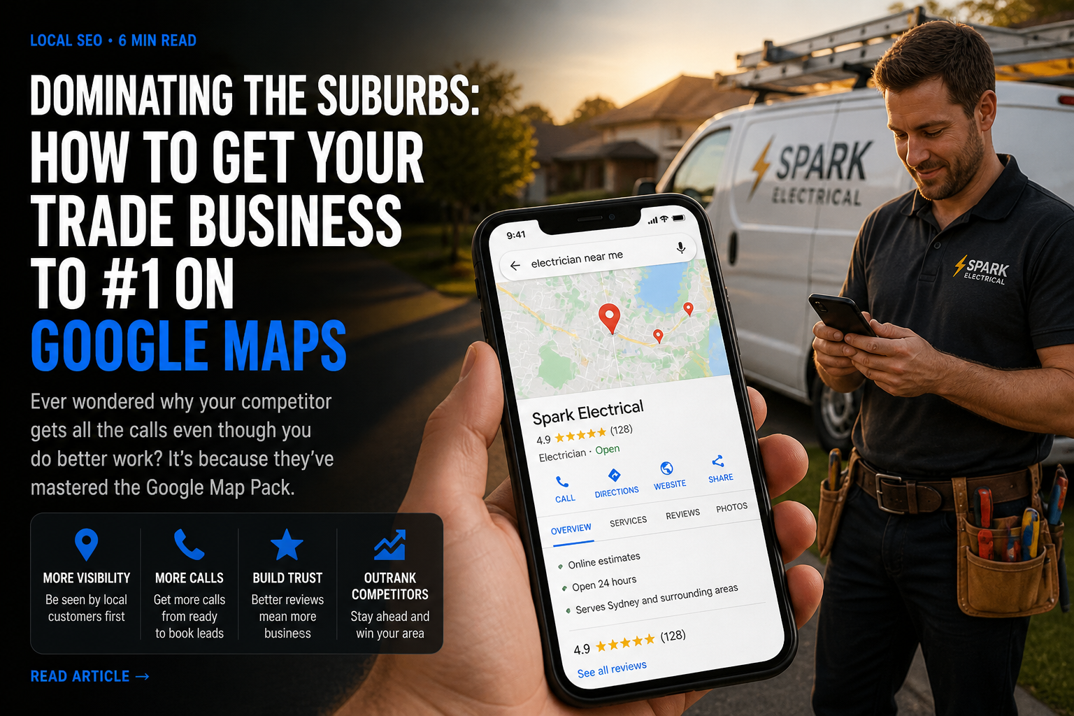 Dominating The Suburbs: How To Get Your Trade Business To #1 On Google Maps