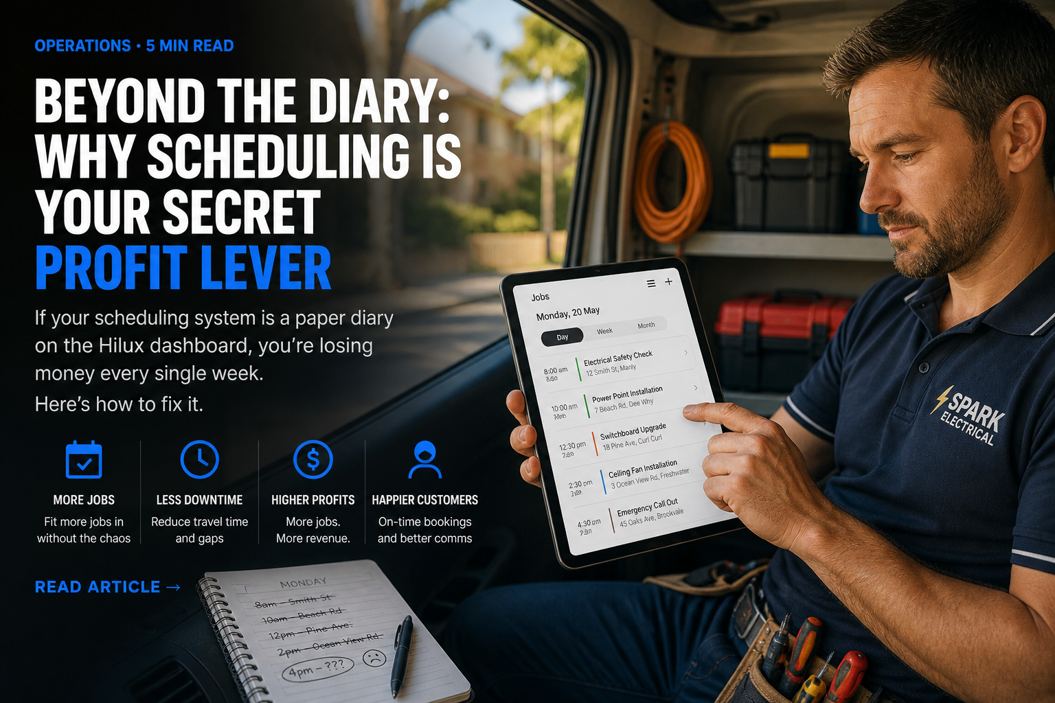 Beyond The Diary: Why Scheduling Is Your Secret Profit Lever