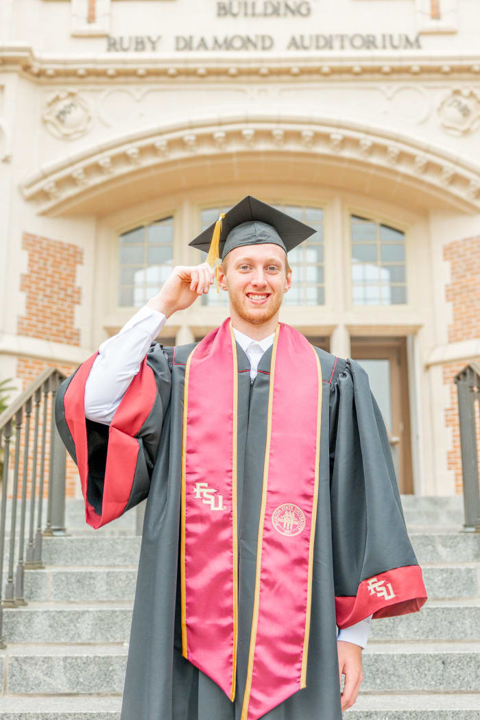 FSU grad photos with friends