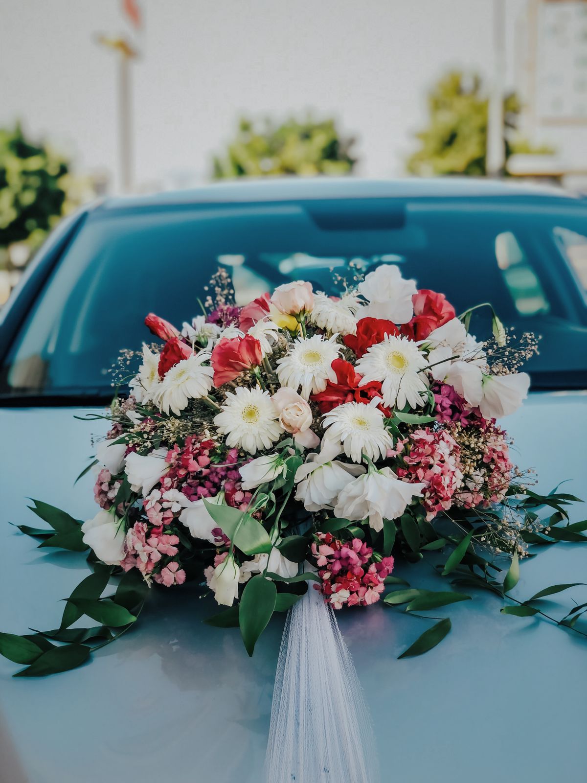 Engagement · Flowers on Car