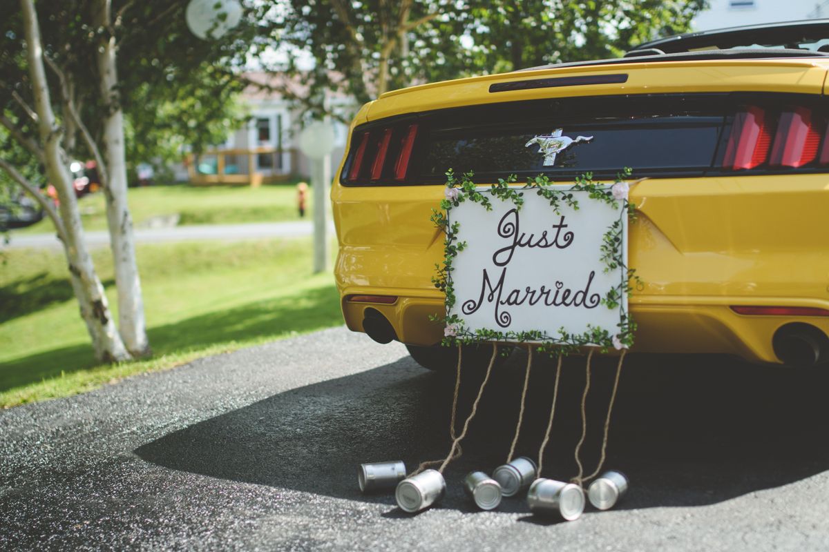Wedding · Just Married Send-off