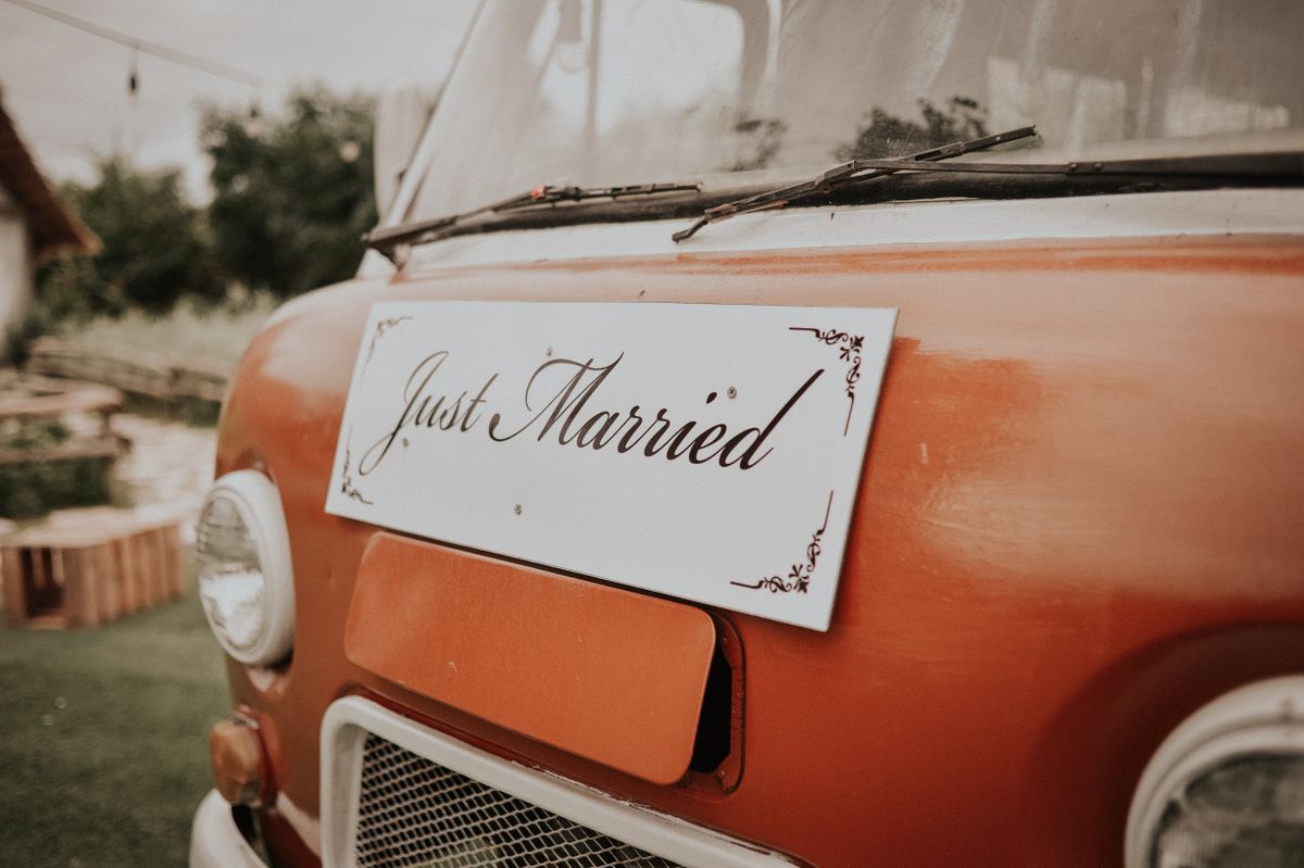 Wedding · Just Married Van