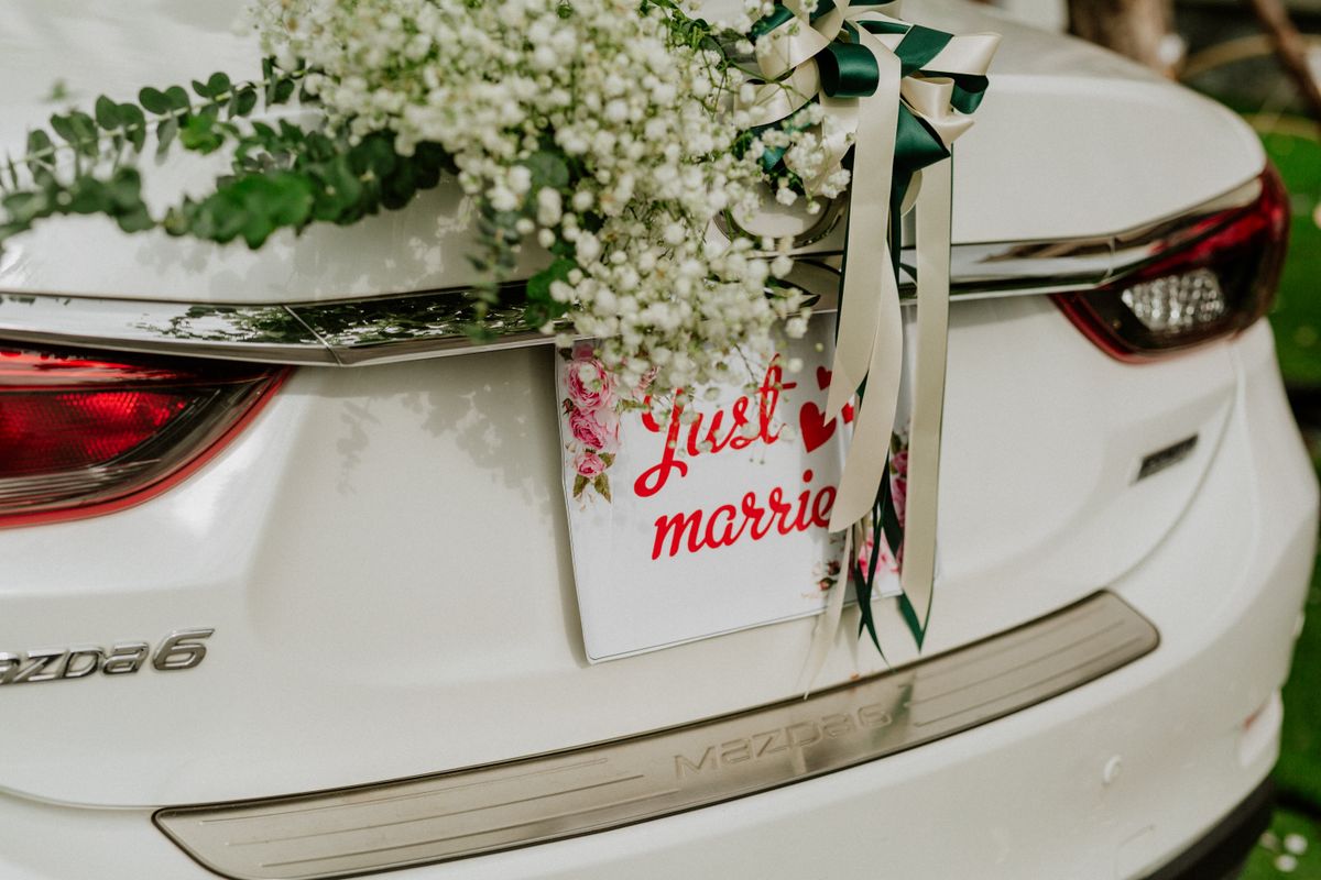 Wedding · Bridal Bouquet & Inscription