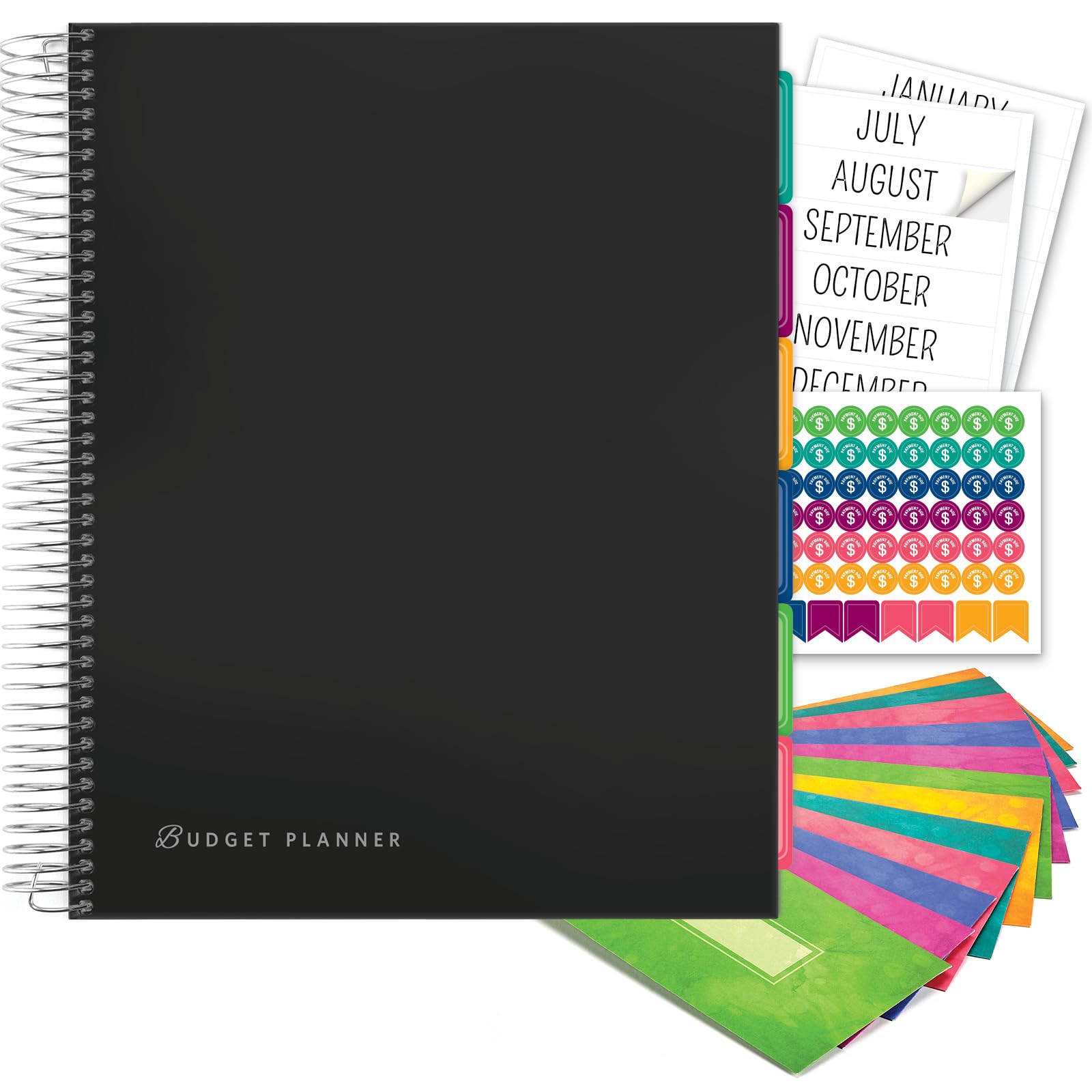 Excello Global Personal Budget Planner 8.5X11 Financial Goals Organizer