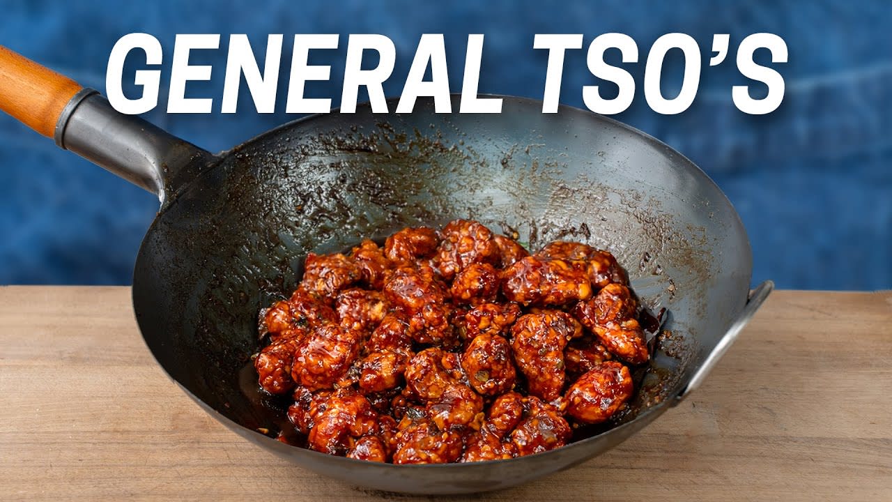 General Tso's Chicken (Crisp, Sticky, Clingy-Coating)