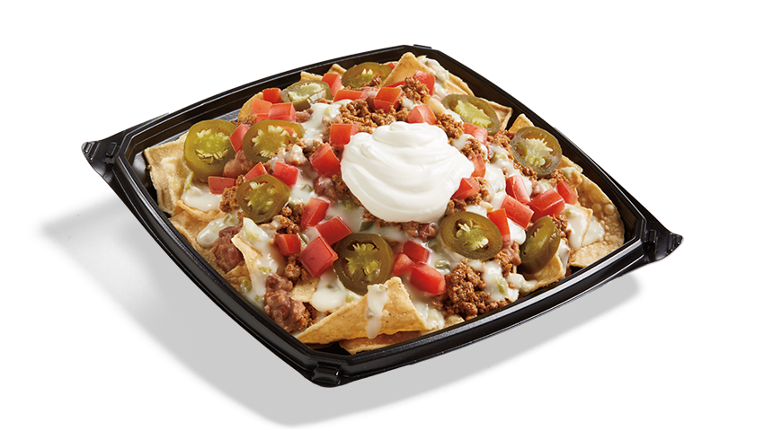 Del Taco Queso Loaded Nachos