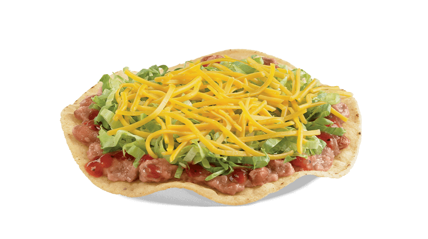 Del Taco Crunchtada Tostada
