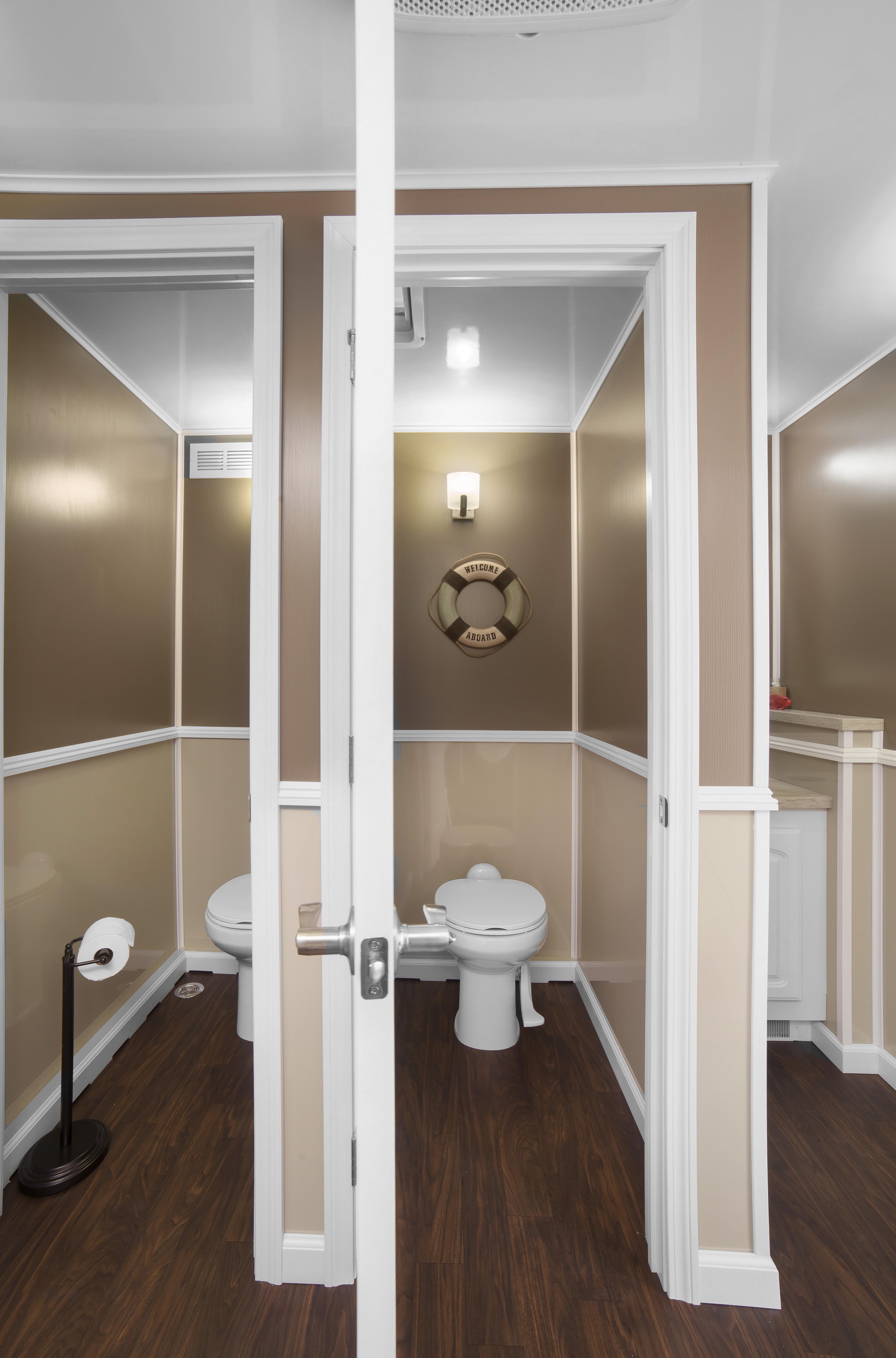 Restroom Trailers, Multiple Stall ADA Bathroom Trailers Texas Outhouse