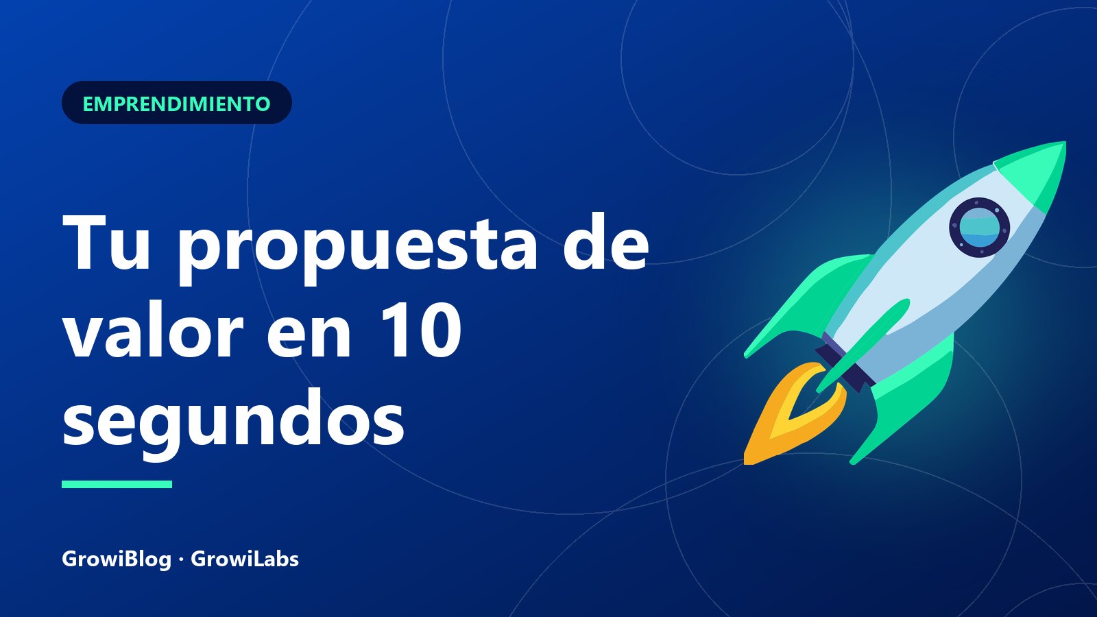 Portada de GrowiBlog: Tu propuesta de valor en 10 segundos