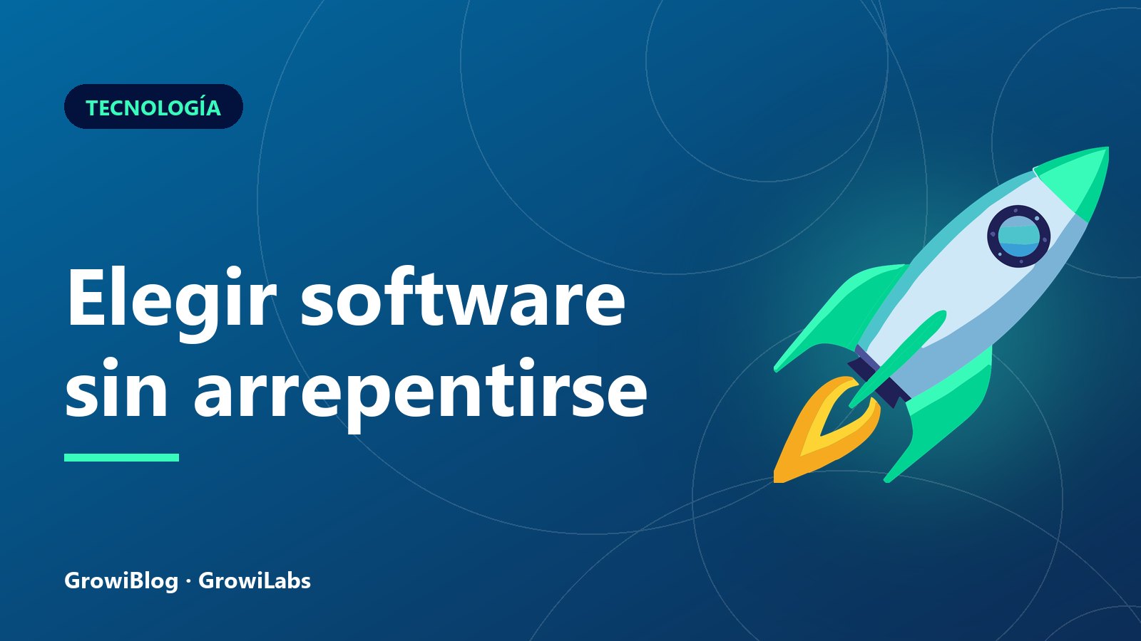 Portada de GrowiBlog: Elegir software sin arrepentirse