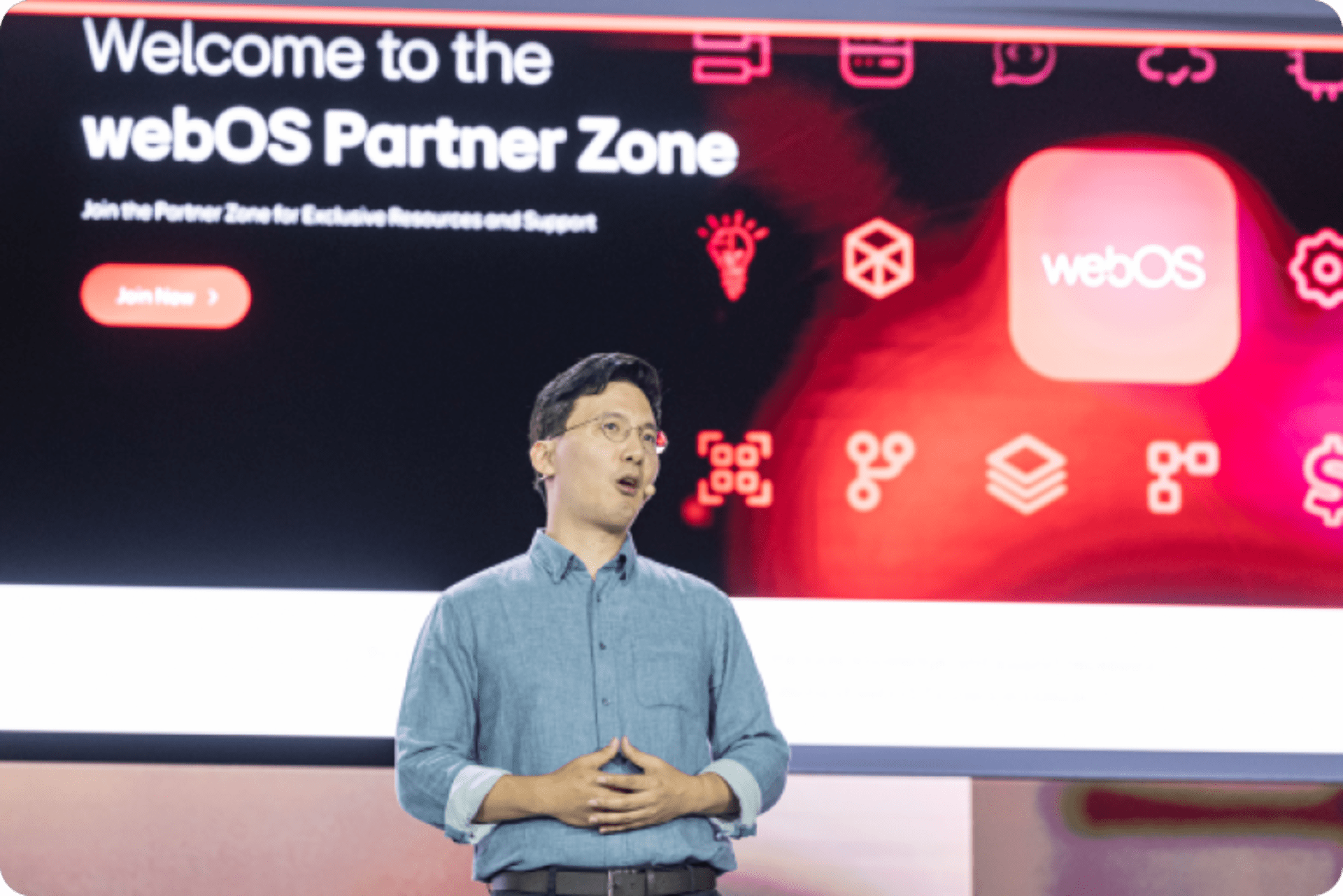 Person who represents webOS Partner Zone