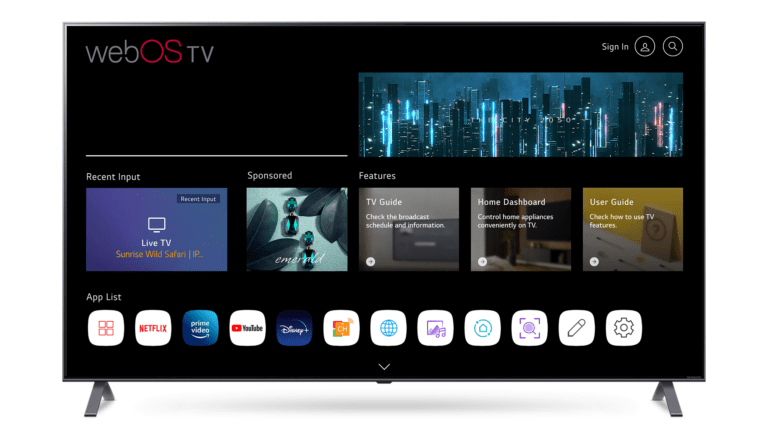 LG Smart TV w/ webOS: A World of Content