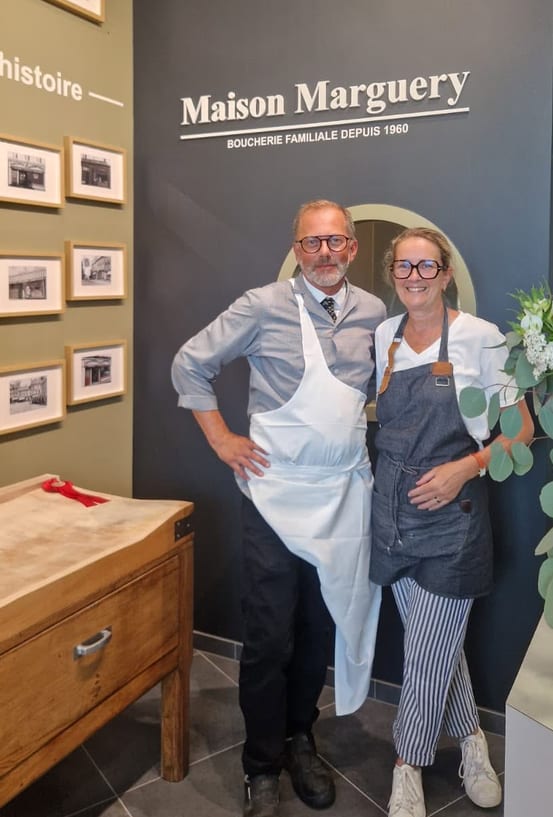 L’équipe de la Maison Marguery dans la boutique