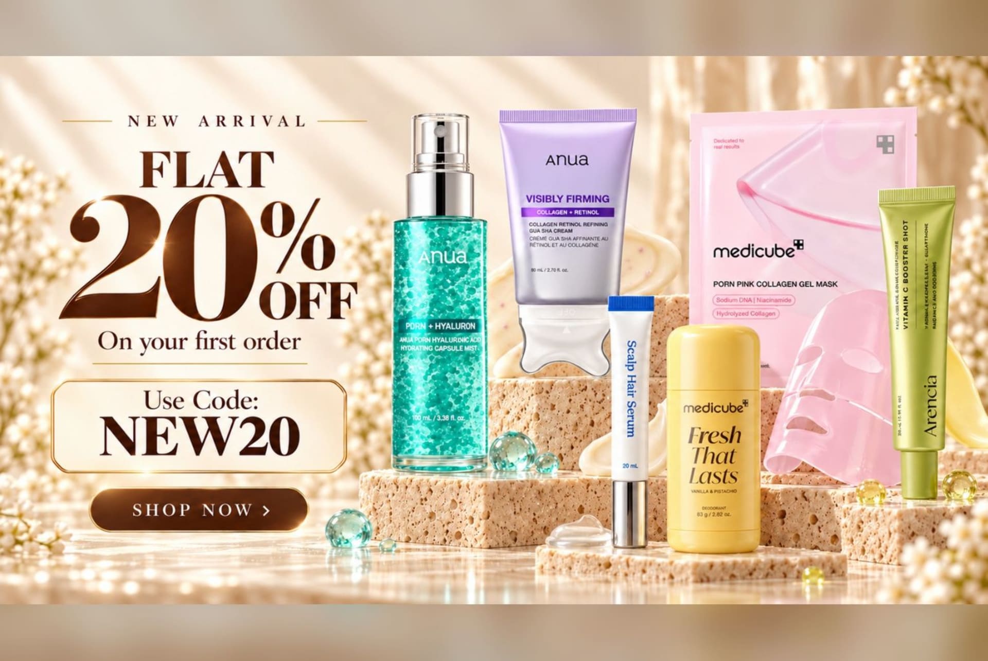 New arrivals - flat 20% off your first order with code bellavest20
