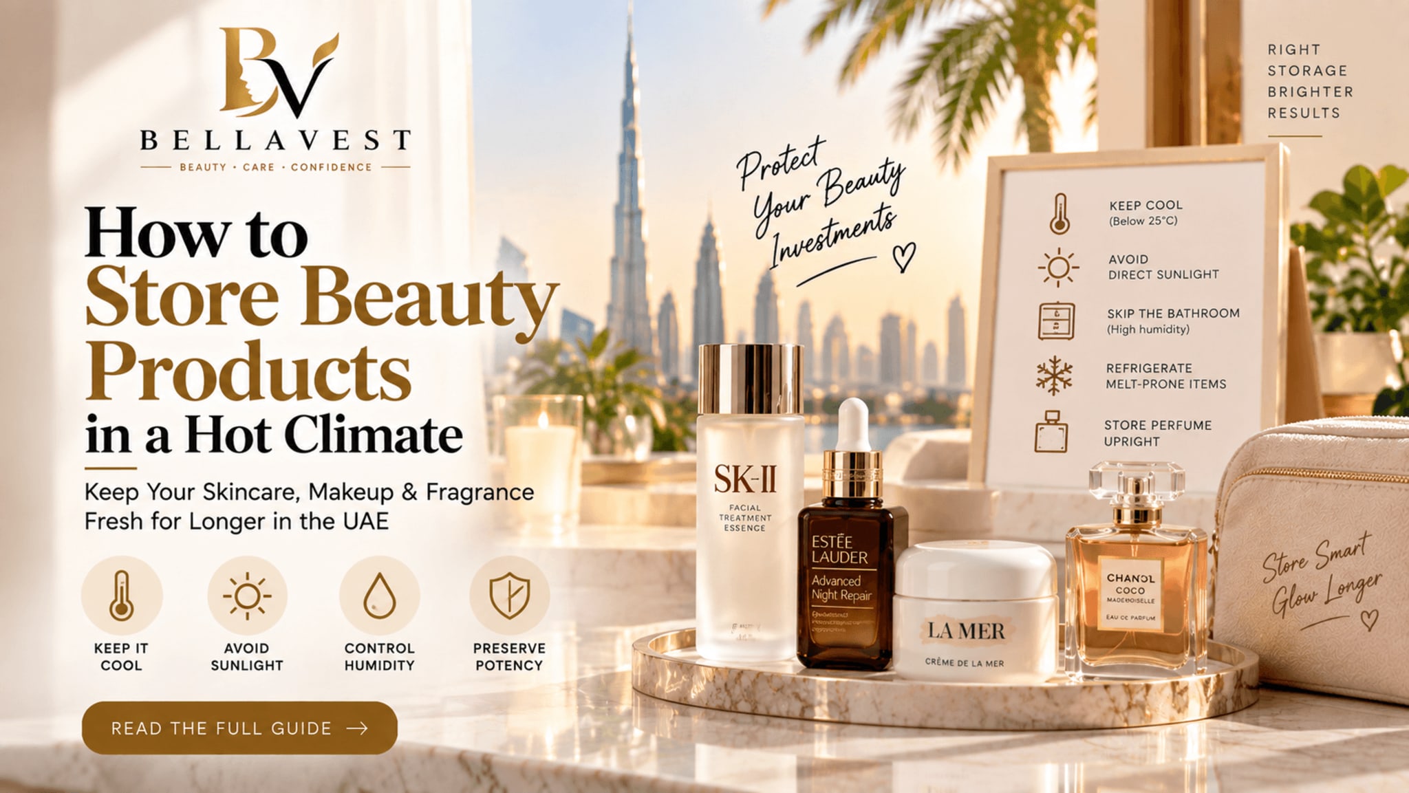 Store Beauty Products in Hot Climate: The Complete UAE Guide