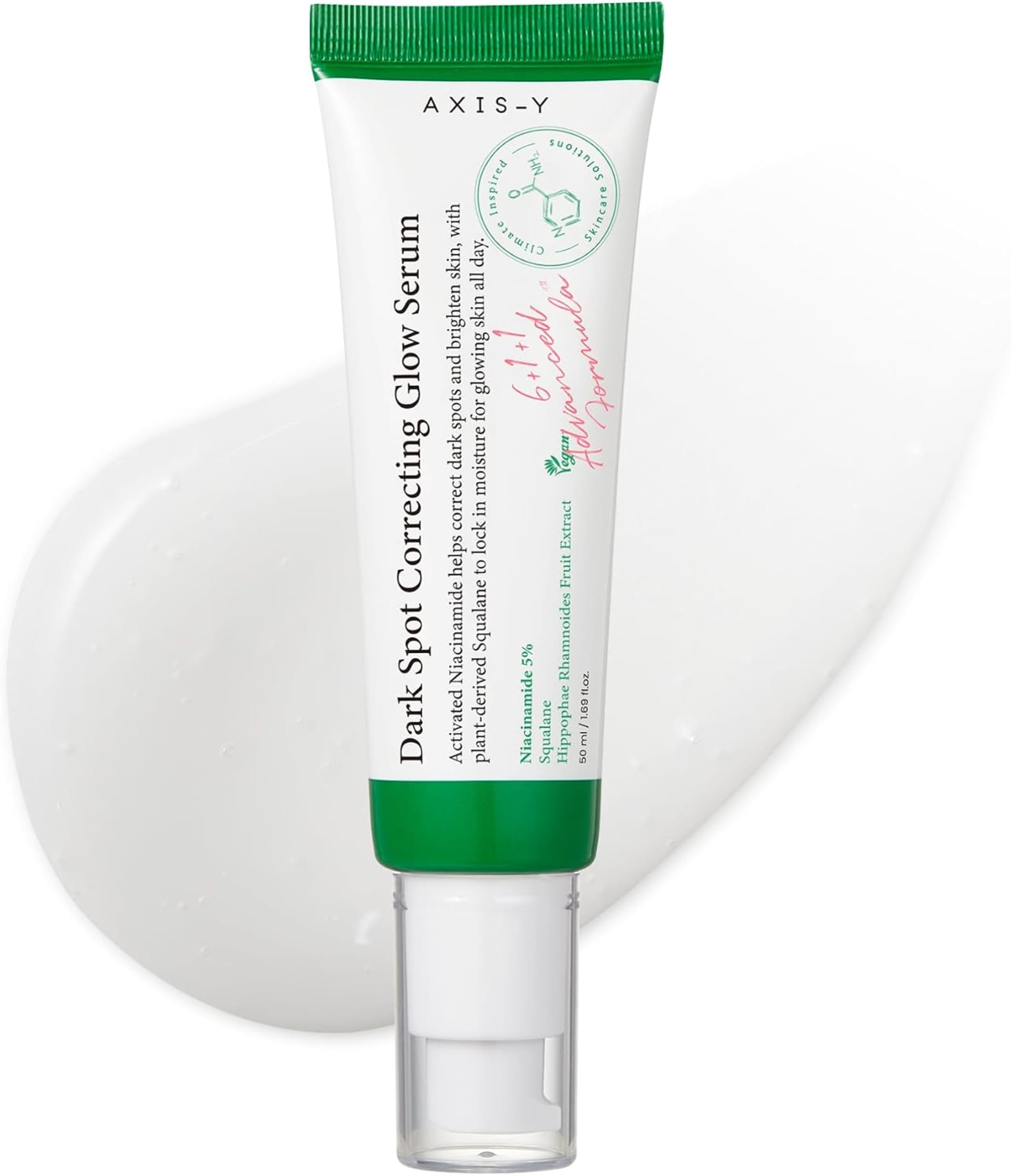 AXIS-Y Dark Spot Correcting Glow Serum 50ml | 5% Niacinamide + Squalane | Dark Spot & Post-Blemish Mark Serum | Brightening & Even Tone Care