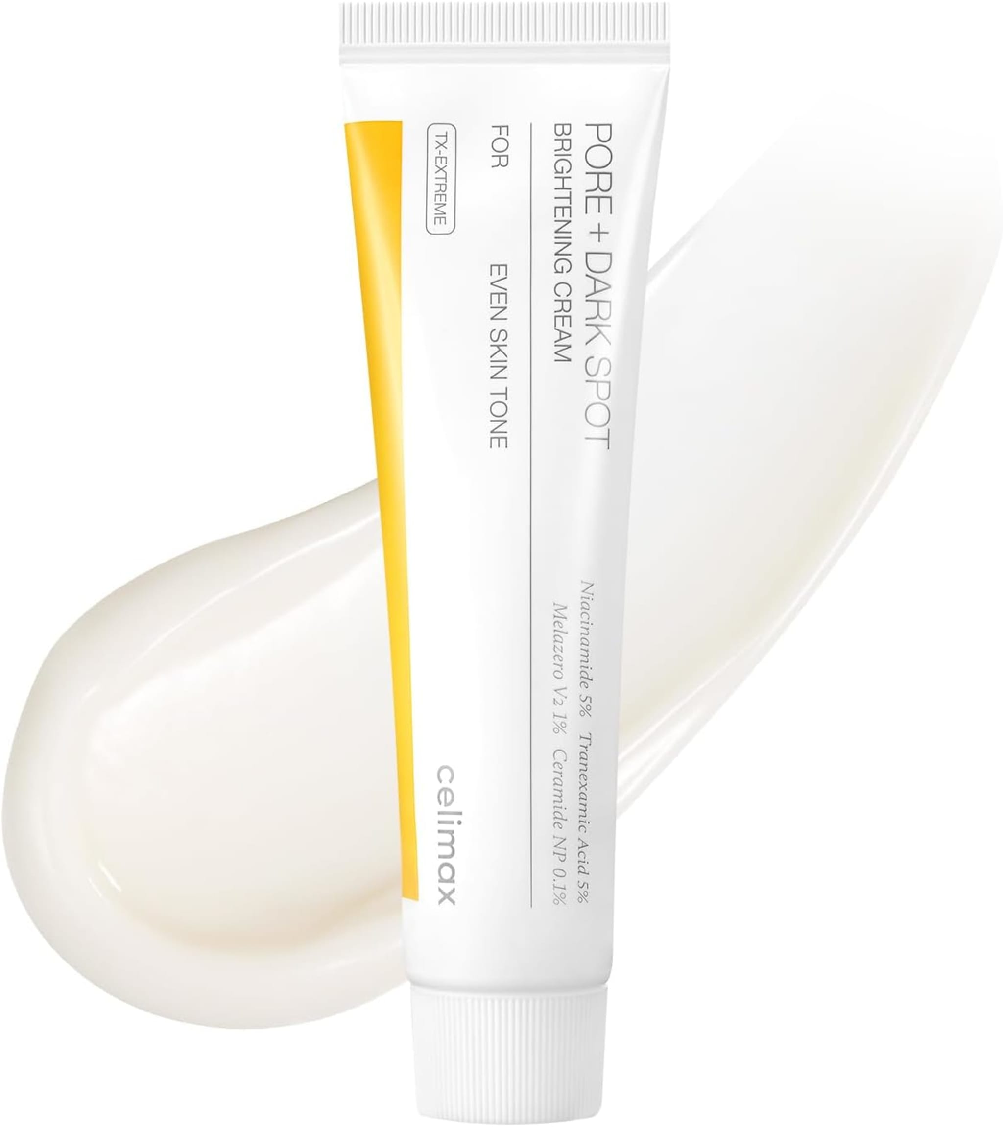 Celimax Pore+Dark Spot Brightening Cream 35ml | 5% Niacinamide + 5% Tranexamic Acid | Dark Spot, Pore & Uneven Tone Care