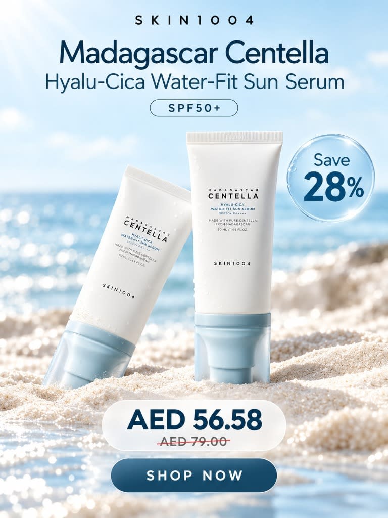 SKIN1004 Madagascar Centella Hyalu-Cica Water-Fit Sun Serum SPF50+