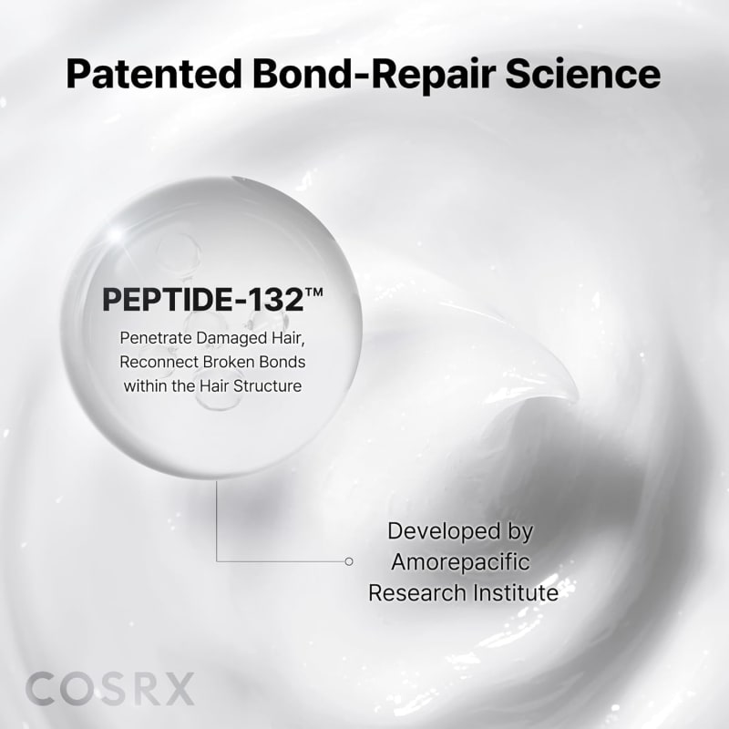 COSRX PEPTIDE-132 Ultra Perfect Hair Bonding Treatment 120ml | Peptide Hair Repair Mask | Damaged, Dry & Frizzy Hair Care 2