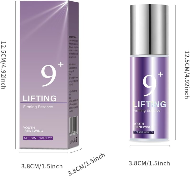 No.9 Essence, No.9 NAD+ Bio Lifting-Sil Essence, Firming Serum with Peptides to Reduce Fine Lines Wrinkles, Anti Aging Face Serum for Lifting & Elasticity, Hydrating Treatment for Dull Skin 3