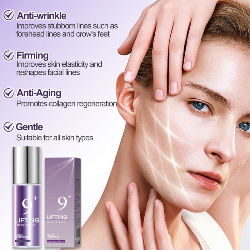 No.9 Essence, No.9 NAD+ Bio Lifting-Sil Essence, Firming Serum with Peptides to Reduce Fine Lines Wrinkles, Anti Aging Face Serum for Lifting & Elasticity, Hydrating Treatment for Dull Skin 5