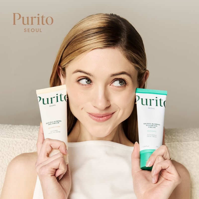 PURITO Oat-In Calming Gel Cream 100 ml | 77% Oat Seed Water | Lightweight Soothing & Hydrating Gel Moisturizer | Sensitive & All Skin Types 3