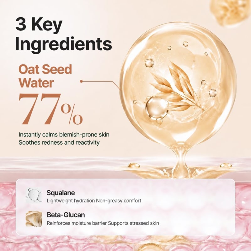 PURITO Oat-In Calming Gel Cream 100 ml | 77% Oat Seed Water | Lightweight Soothing & Hydrating Gel Moisturizer | Sensitive & All Skin Types 6
