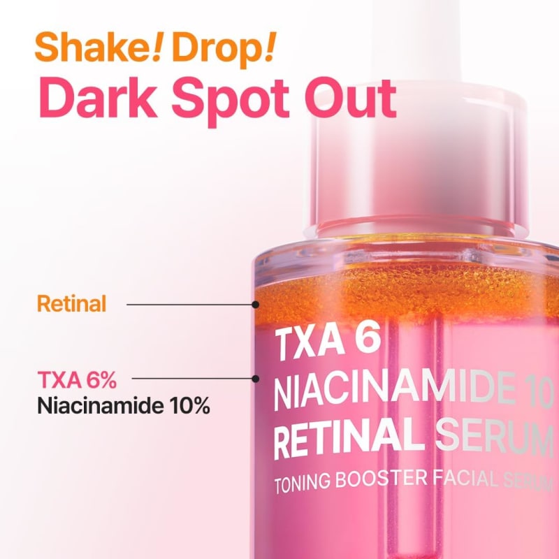 PURITO Seoul TXA 6 Niacinamide 10 Retinal Serum 30 ml | 6% Tranexamic Acid + 10% Niacinamide + Retinal | Dark Spot, Uneven Tone & Texture Care 1