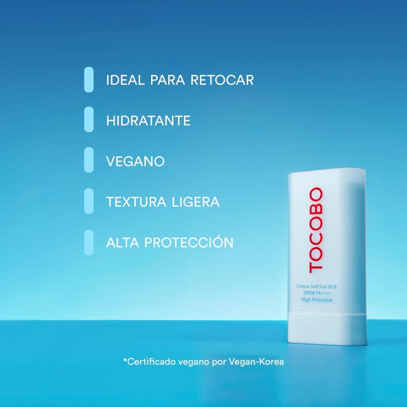TOCOBO Cotton Soft Sun Stick SPF50+ PA++++ 19 g | Soft-Matte & Sebum-Control Sunscreen | Lightweight Portable UVA/UVB Protection 4
