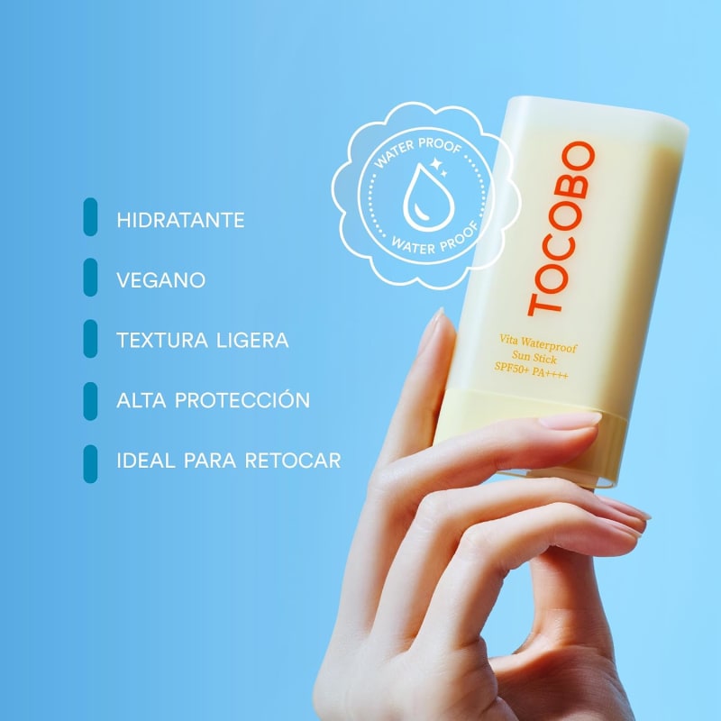 TOCOBO Vita Waterproof Sun Stick SPF50+ PA++++ 18 g | Water-Resistant Matte Sun Stick | Centella, Vitamin E & Soothing Care 3