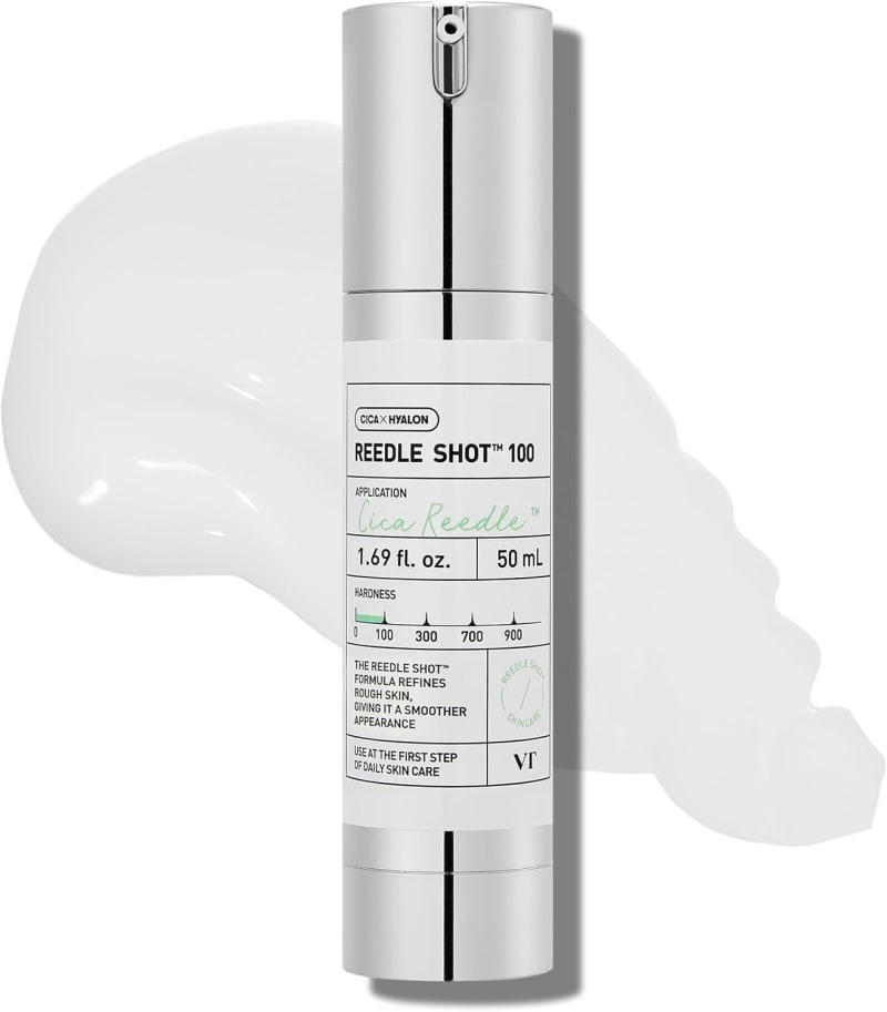 VT COSMETICS Reedle Shot 100 50 ml | CICA REEDLE™ Micro-Spicule Skin Booster | Texture, Pores & Radiance Care | Korean Skincare 1