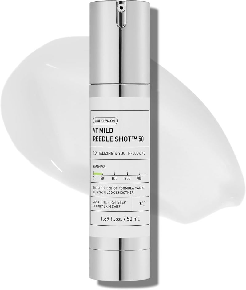 VT COSMETICS Mild Reedle Shot 50 | CICA REEDLE™ Gentle Skin Booster | Beginner-Friendly Texture, Pore & Hydration Care | Korean Skincare 1