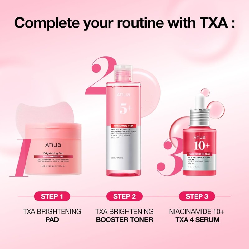 ANUA Niacinamide 10% + TXA 4% Serum 30 ml | 2% Arbutin Dark Spot Correcting Serum | Brightening & Even-Tone Care 6